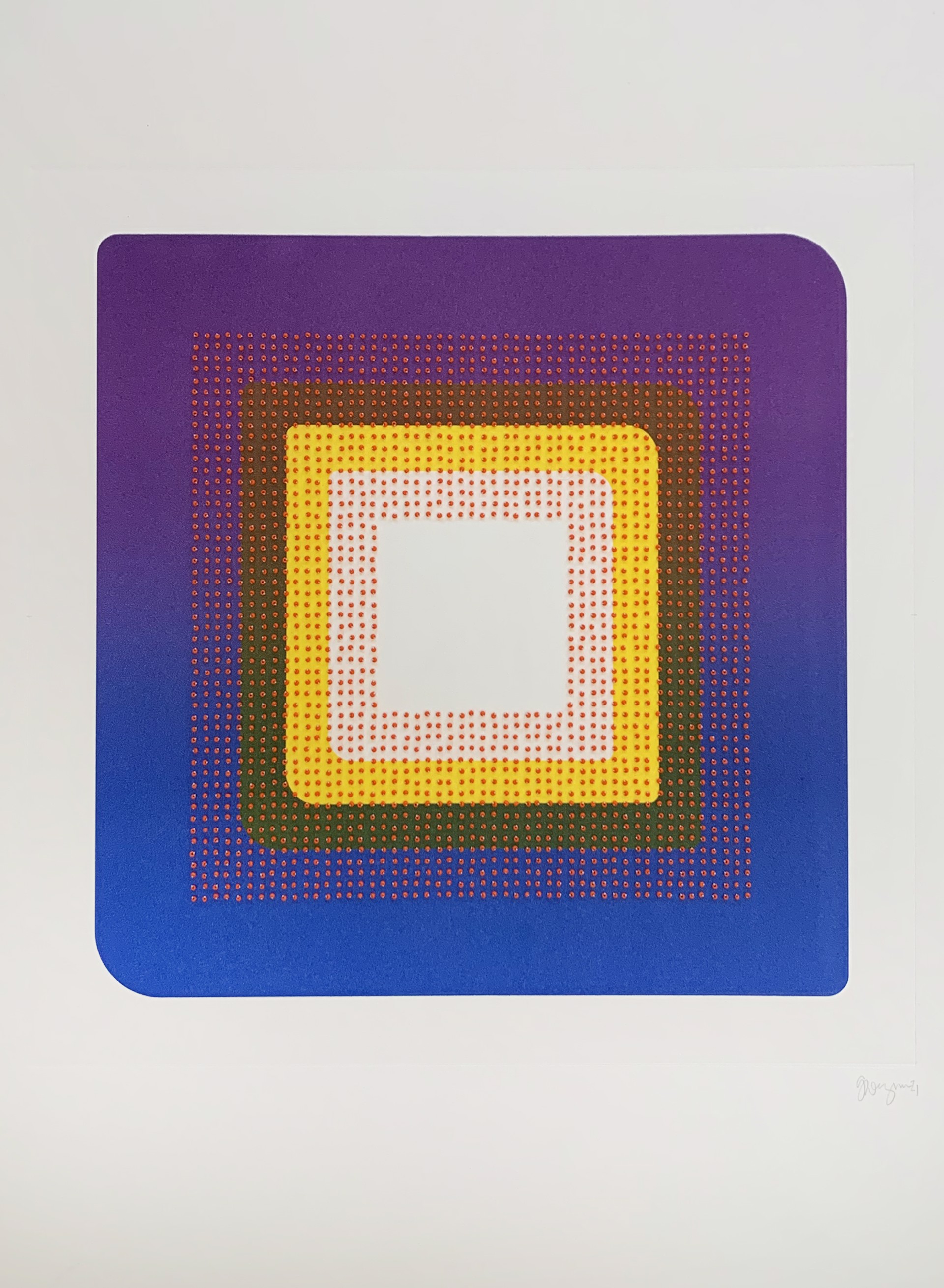 Color Interaction (Primary Yellow) by Gretchen Wagner
