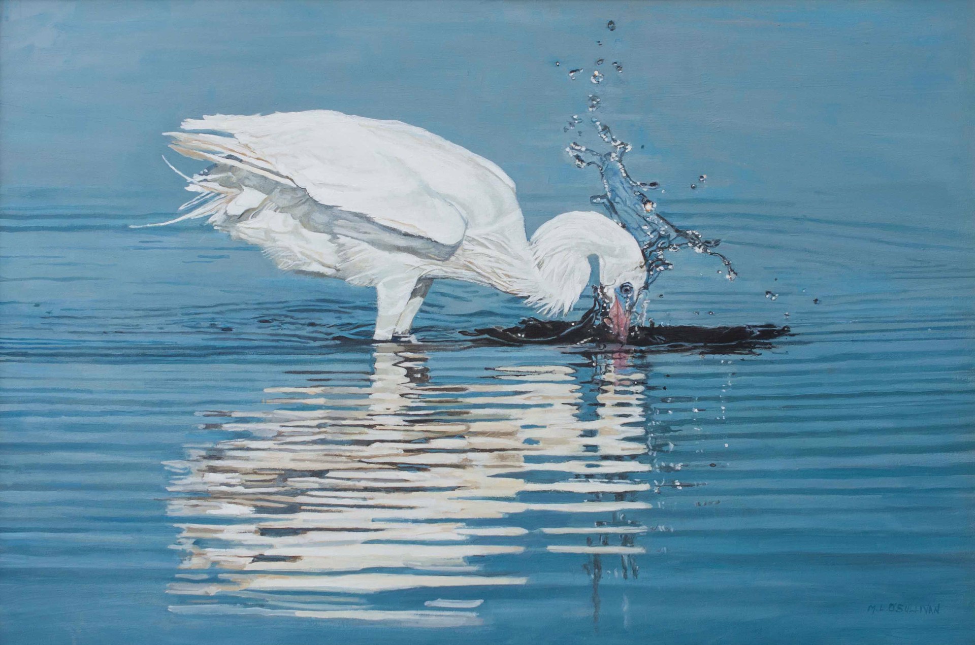 Egret by Mary Louise O'Sullivan
