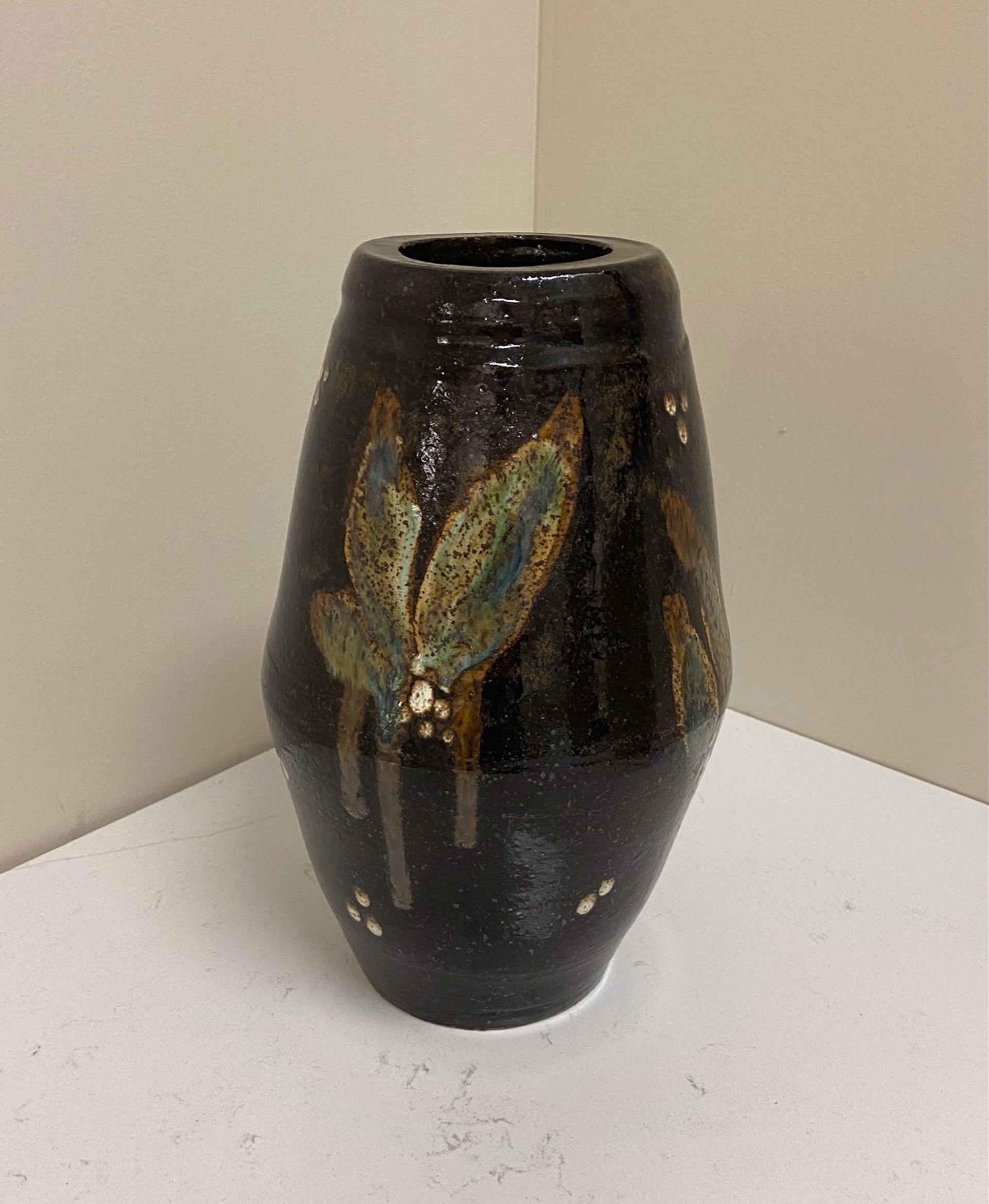 Cosmic Leaf Vase by Frankie Williams