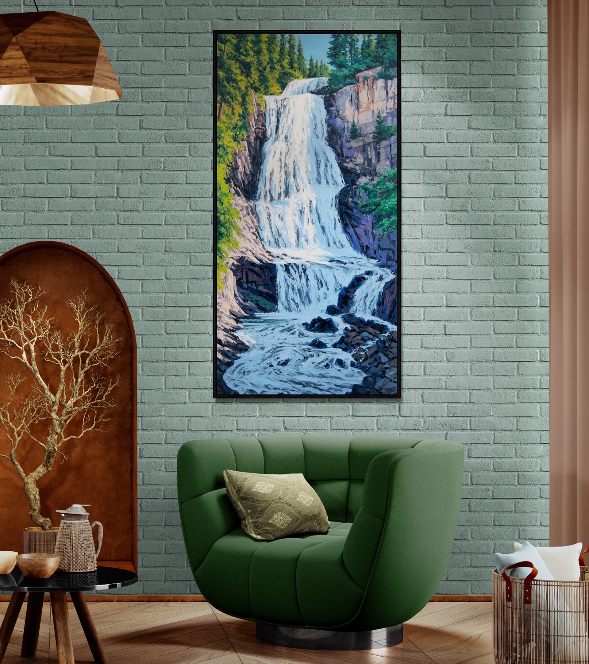 Alexander Falls By Robert E Wood Mountain Galleries