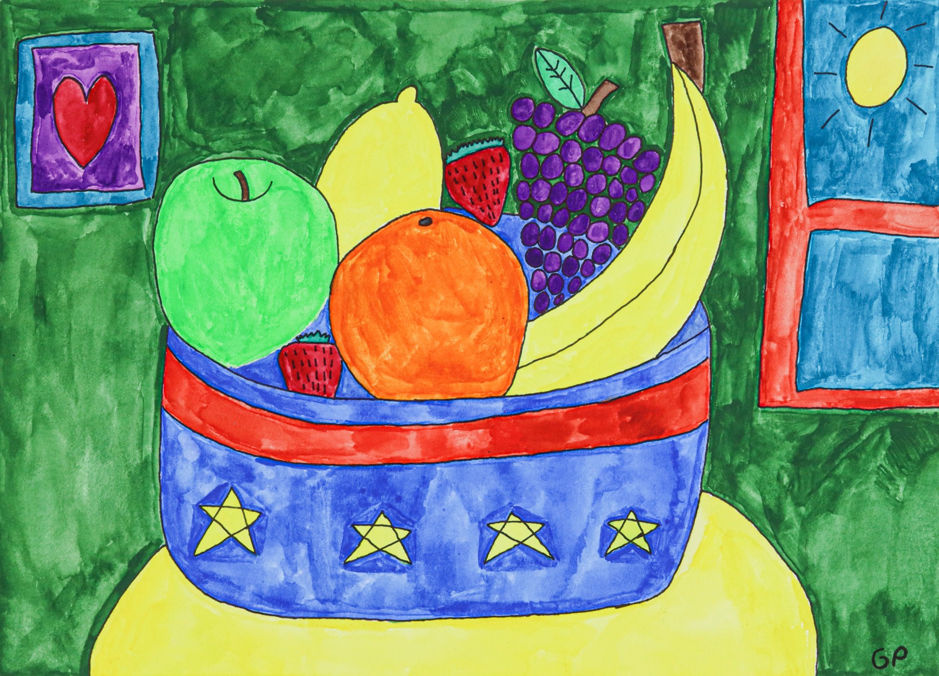 Bowl of Fruit by Gillian Patterson