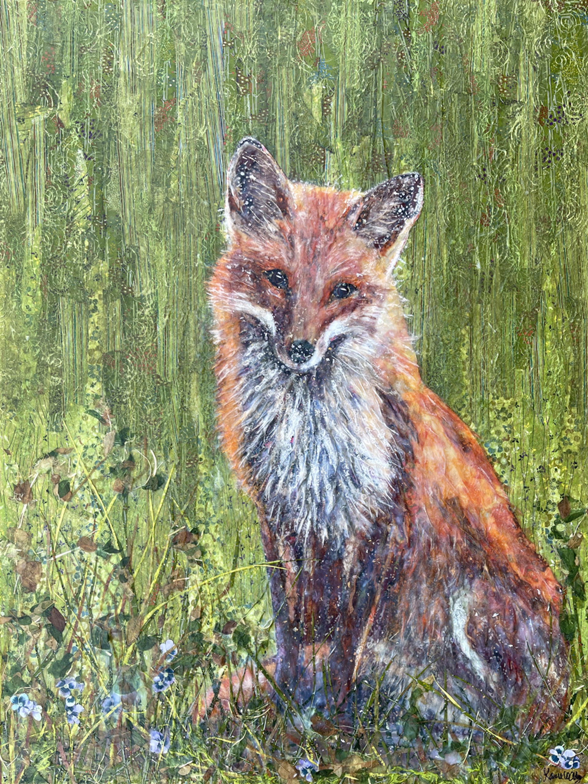 Summer Red Fox- sold! by Laura Adams
