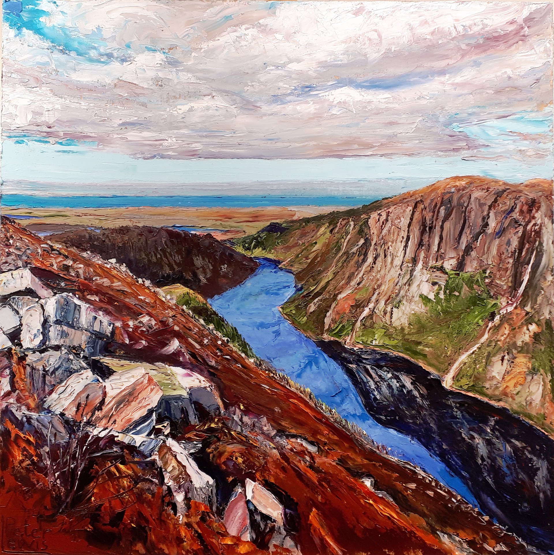 Gros Morne, Ten Mile Pond to the Sea by Peter Lewis