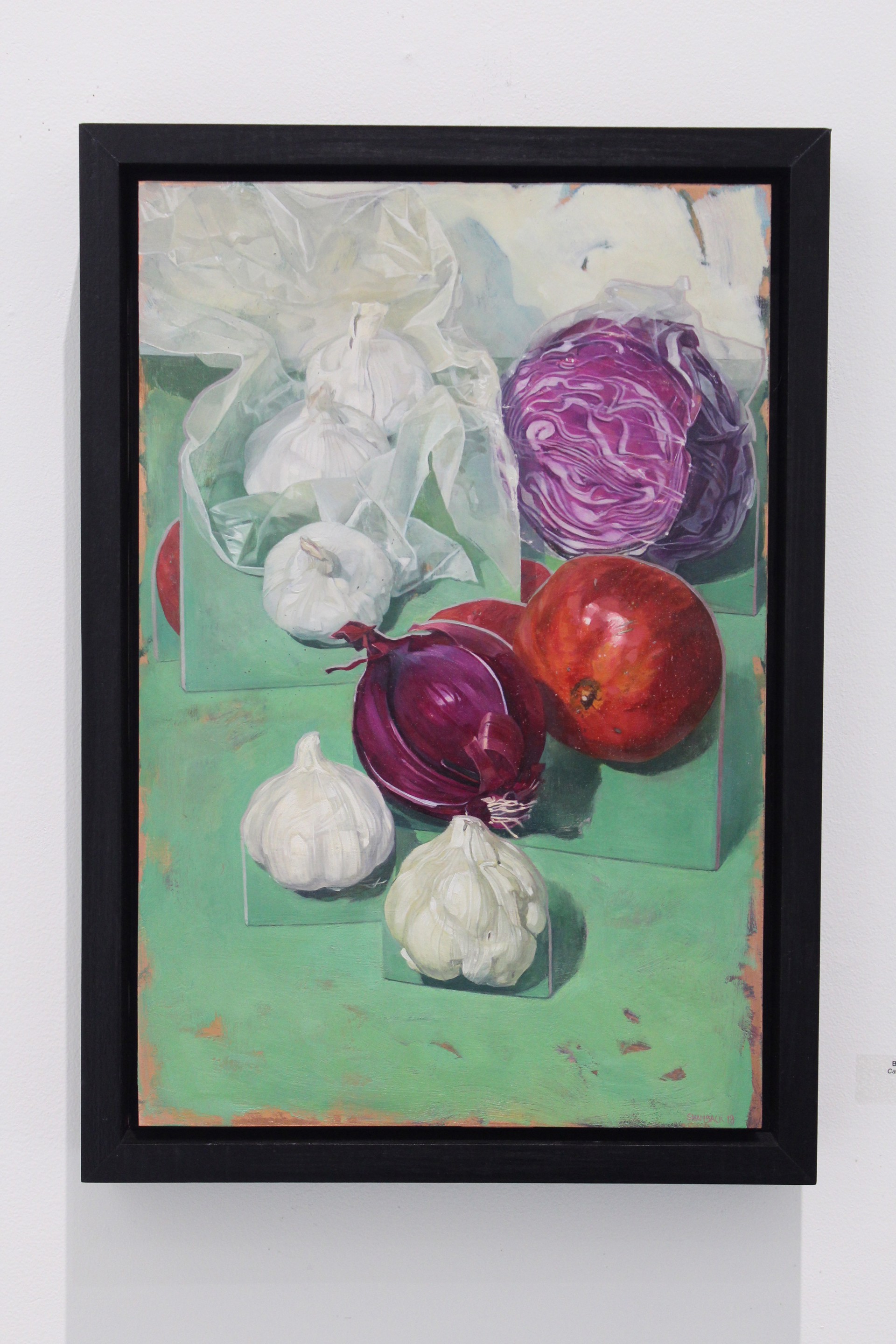 Cabbage and Pomegranate by Benjamin J. Shamback