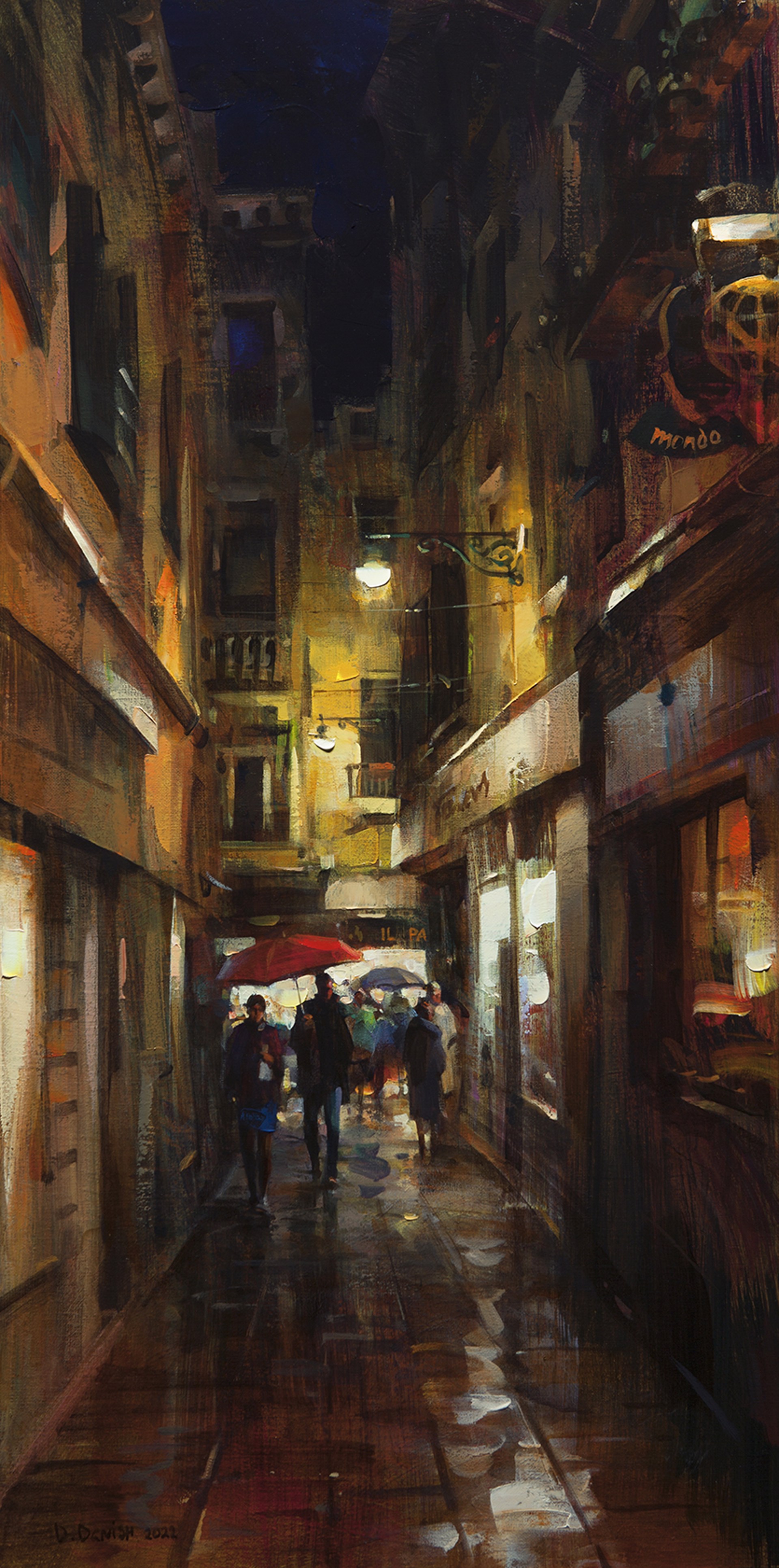 Rainy Street by DMITRI DANISH
