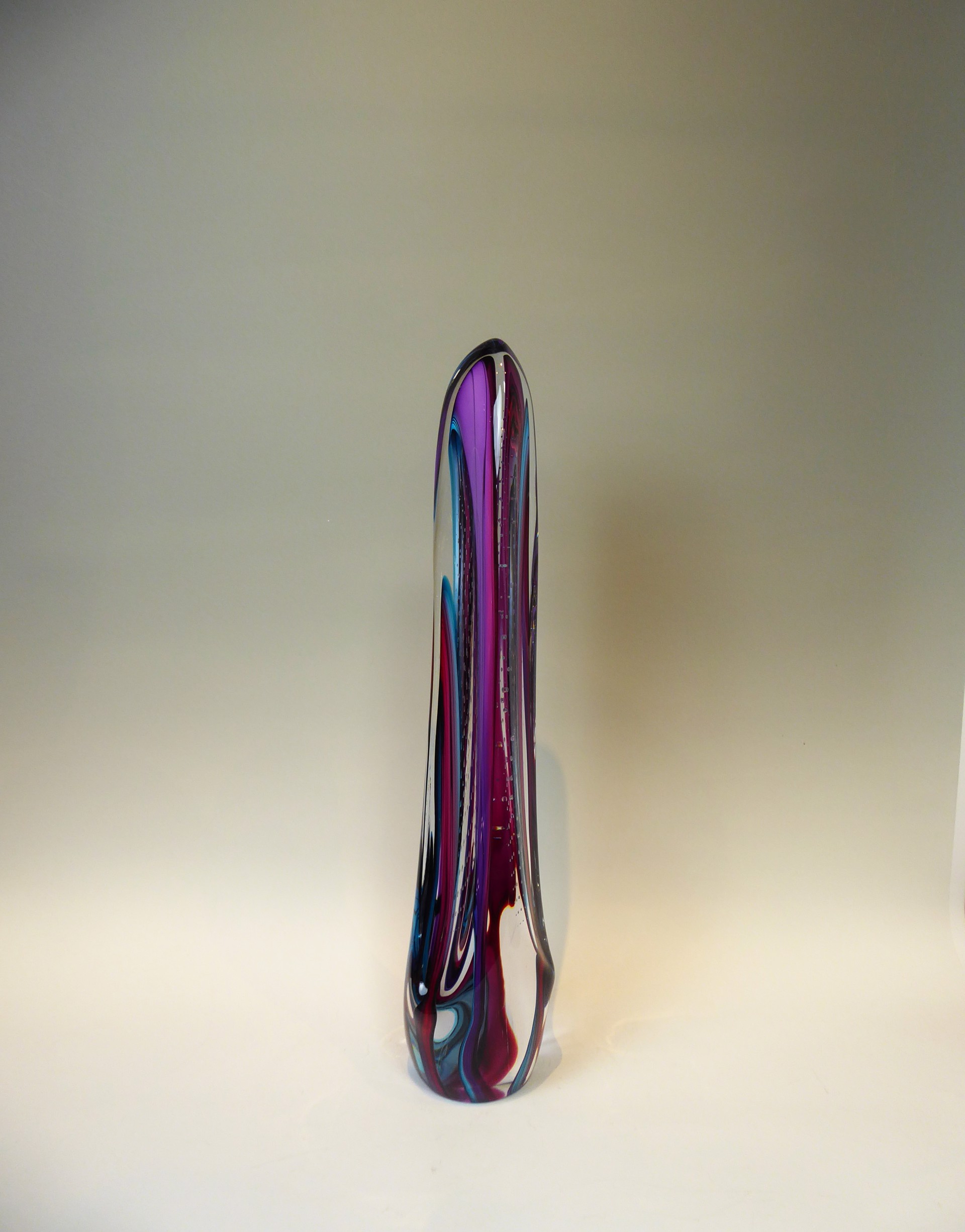 Dream Flame - Purple, Turquoise, Red by Richard Hornby