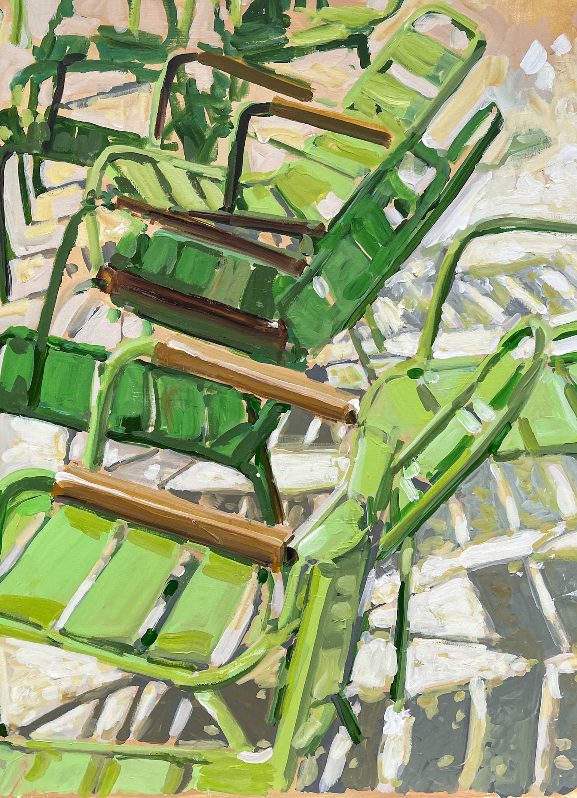 French Garden Chairs by Laura Lacambra Shubert