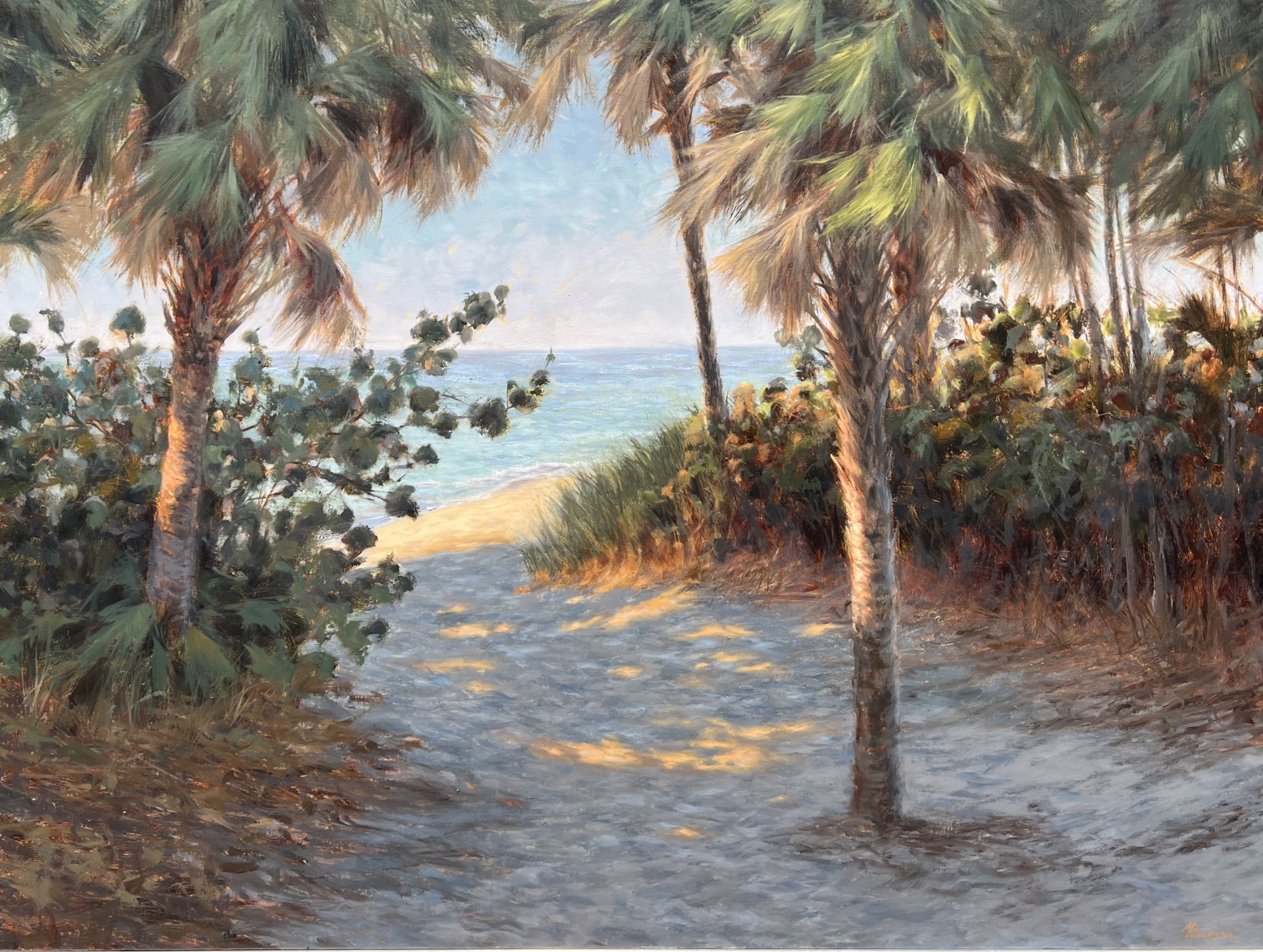 Sheltered Pathway by Mary Erickson