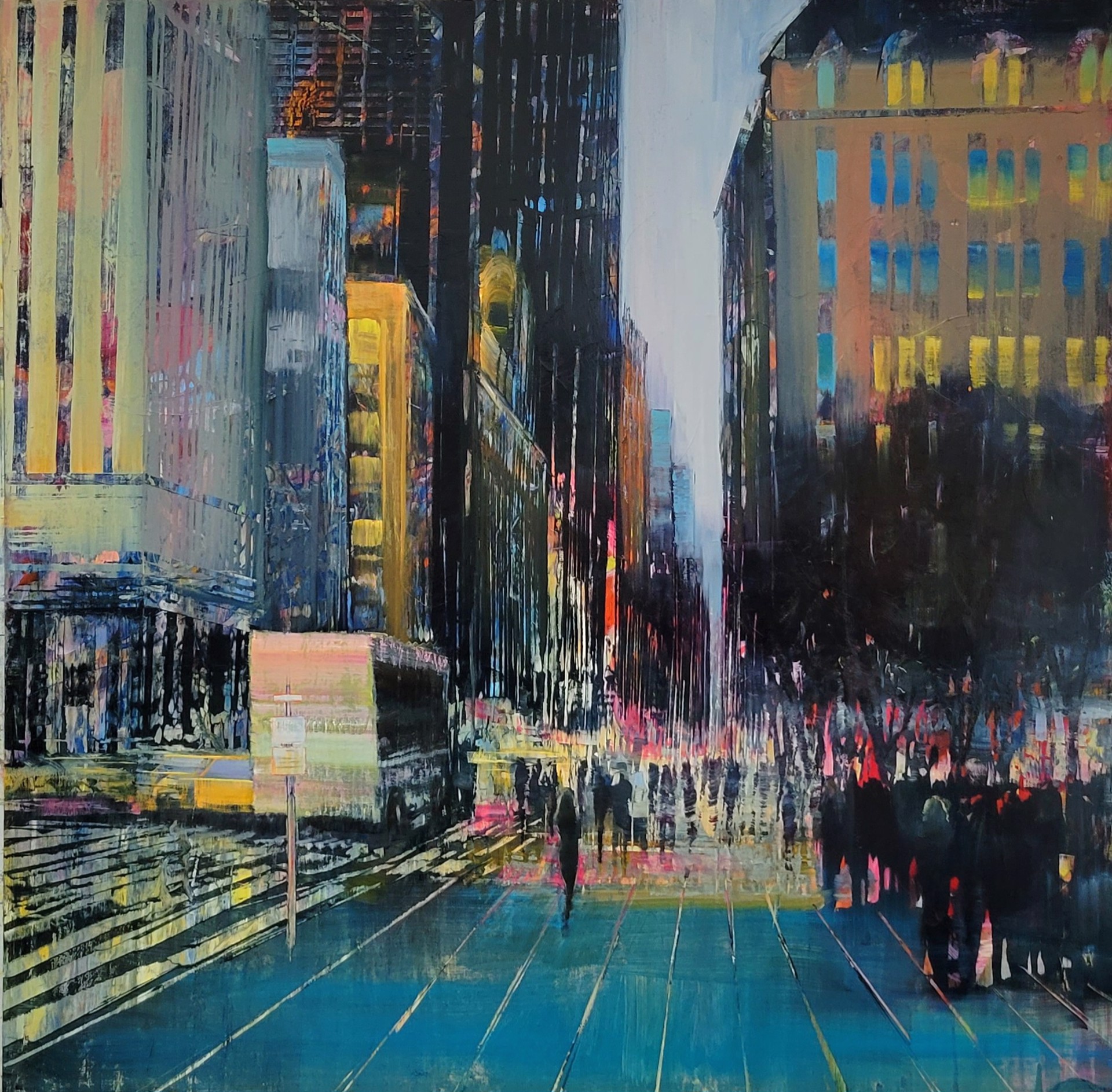 Nocturne on 5th Avenue by David Dunlop