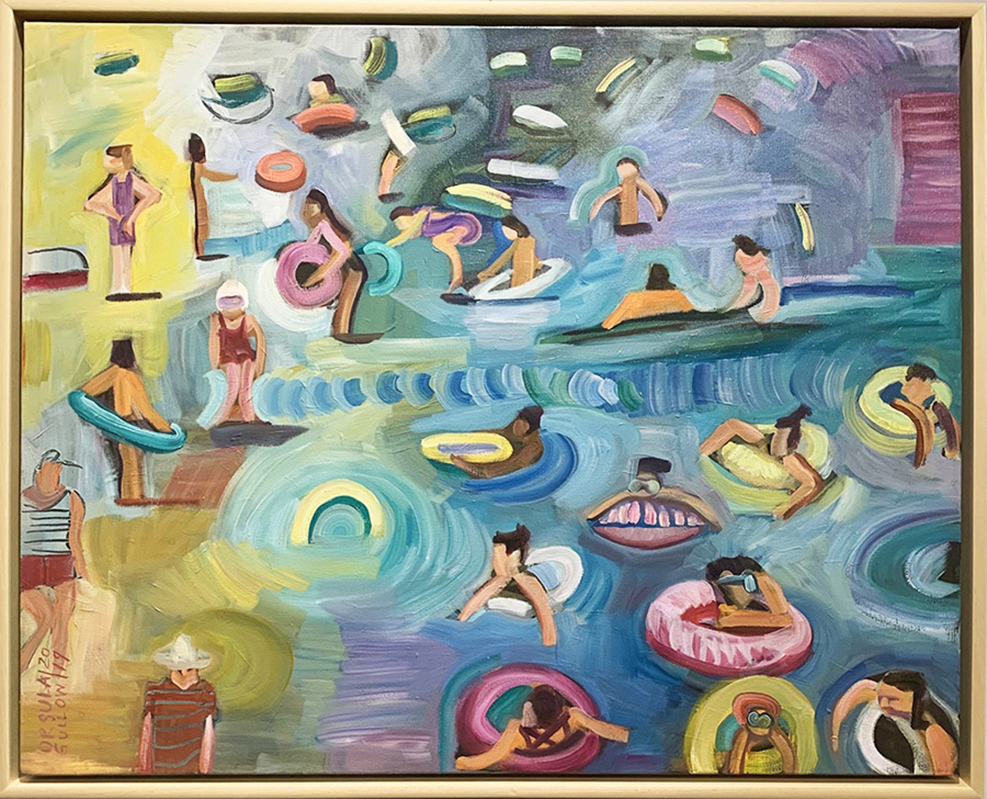Free Swim by Ursula Gullow