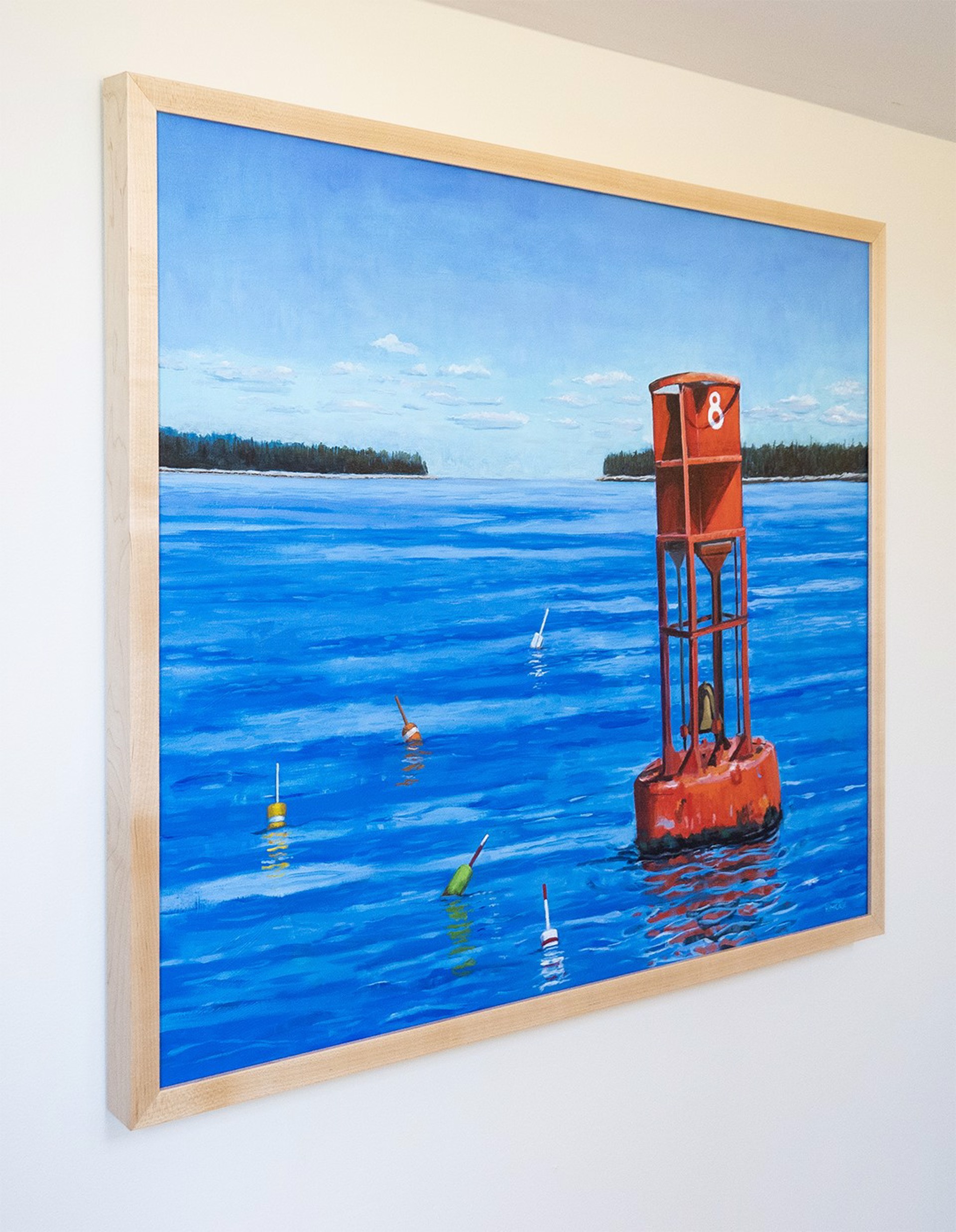Red Buoy, 8 by Kim Case