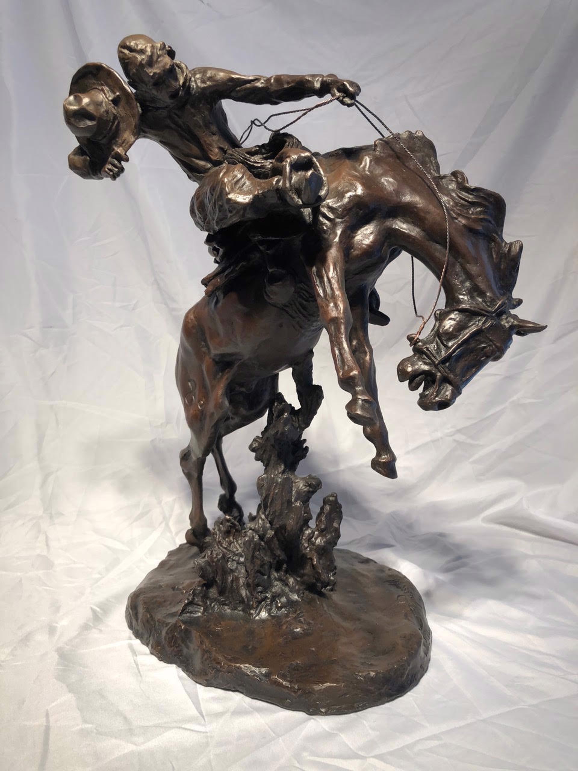 Bronc Twister by Charles M. Russell [1864-1926]