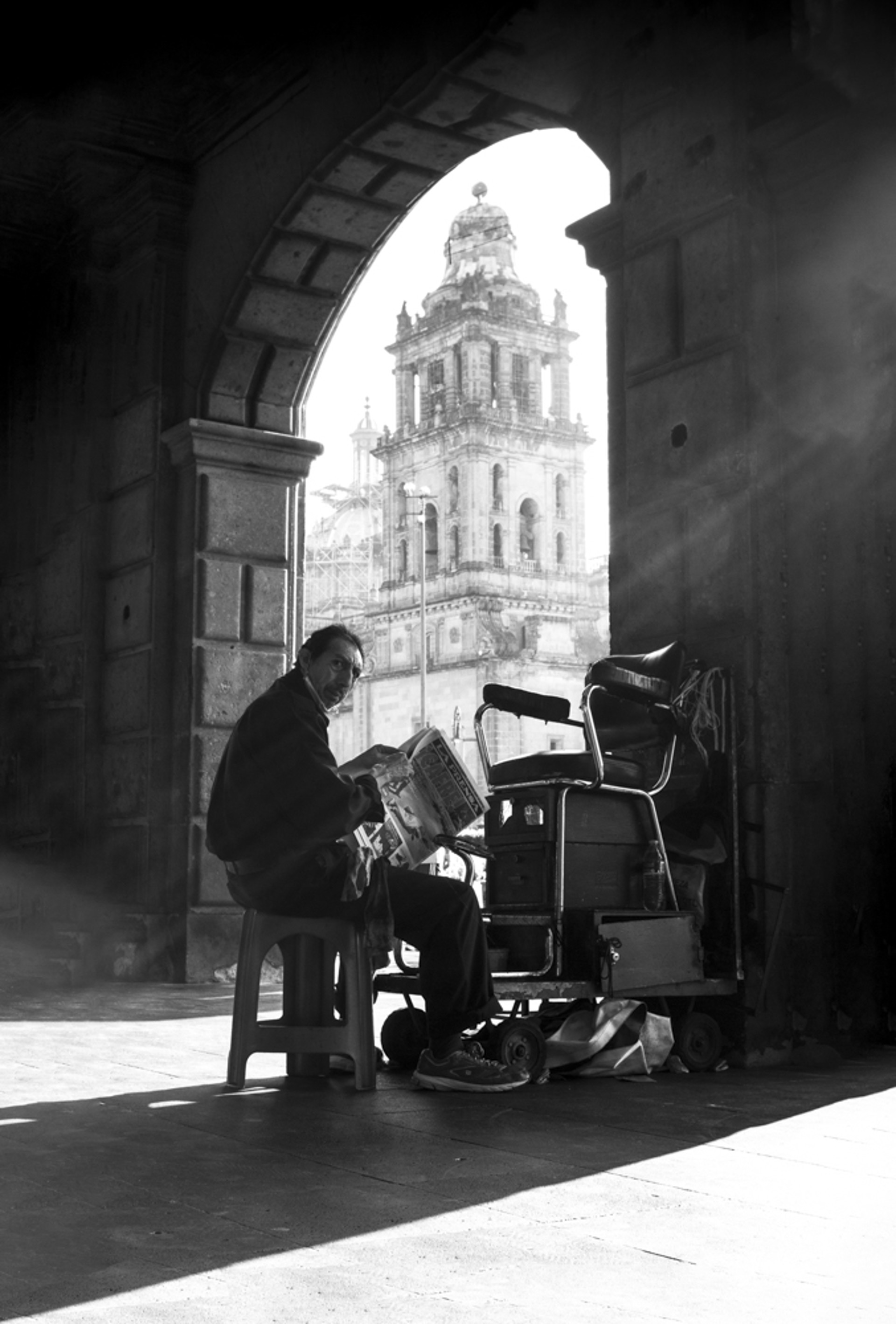 Mexico City Shoe Shiner by Kyle Samuel Switzer