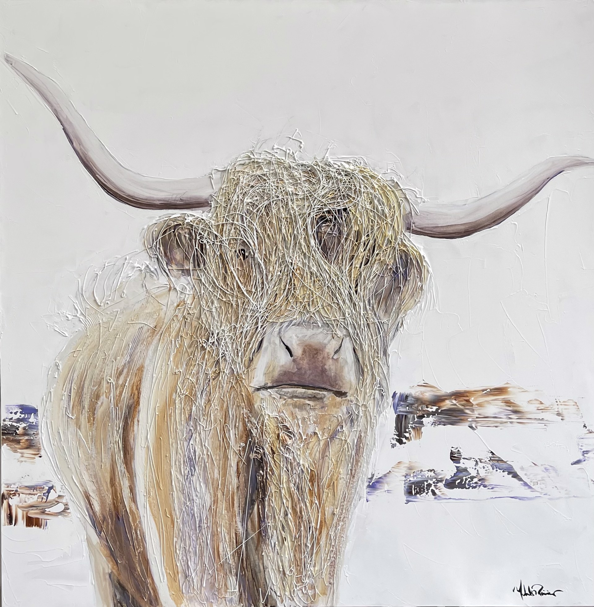 Highland Cow by Michel Poirier