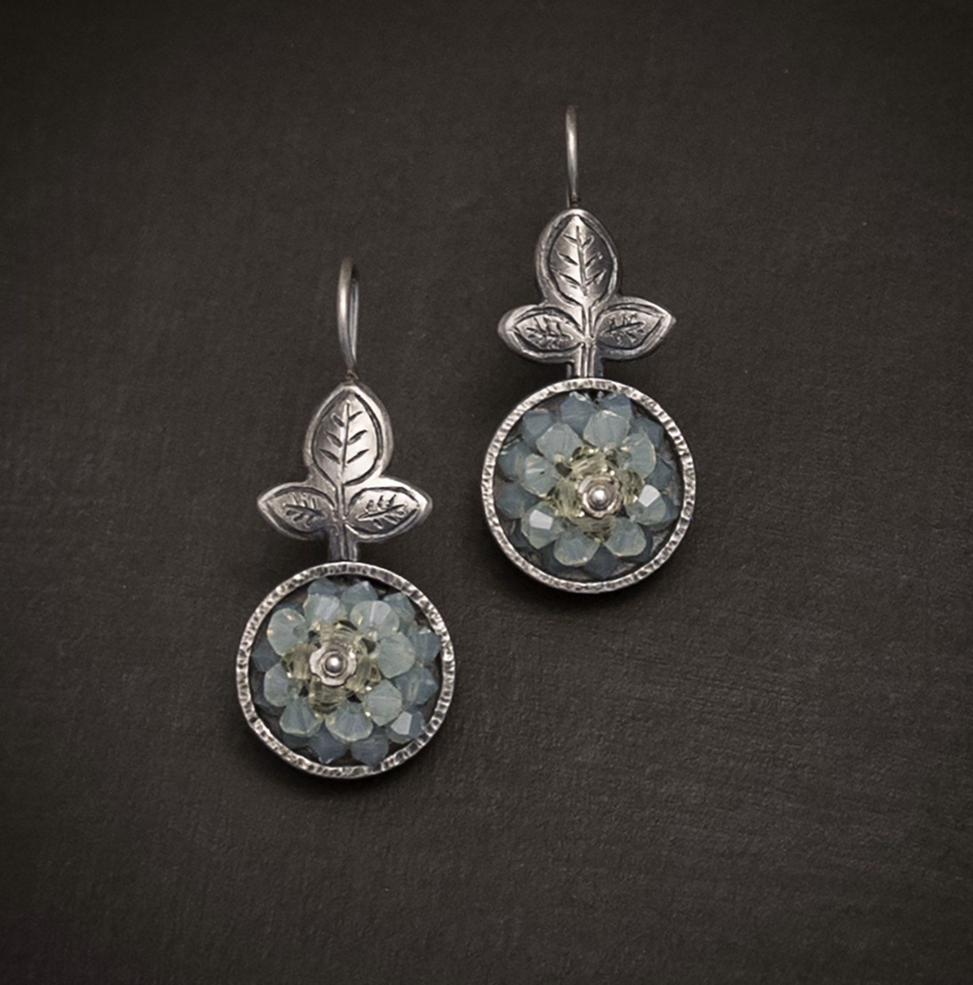 Blue Bell Flower Earrings by Beth Lonsinger