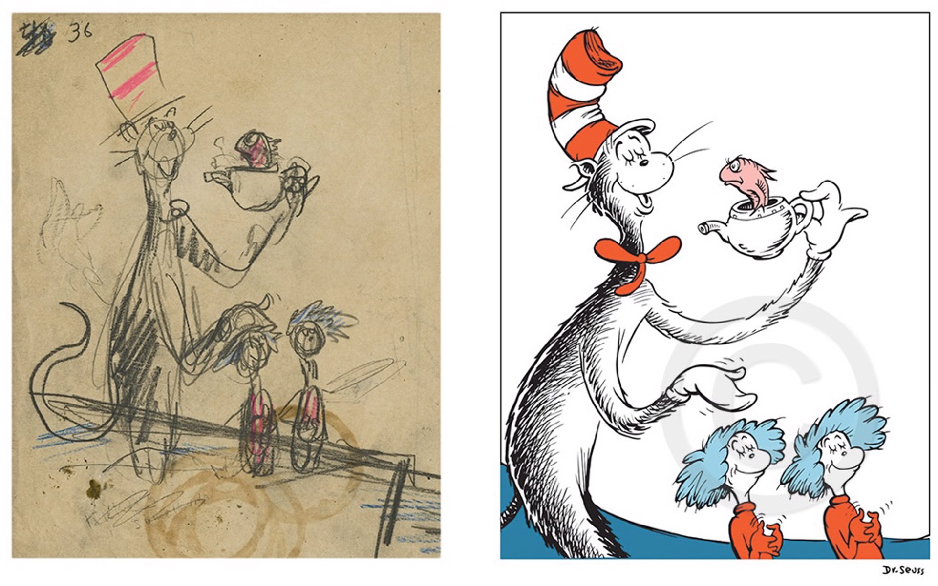 These Things Are Good Things (Diptych) by Dr. Seuss