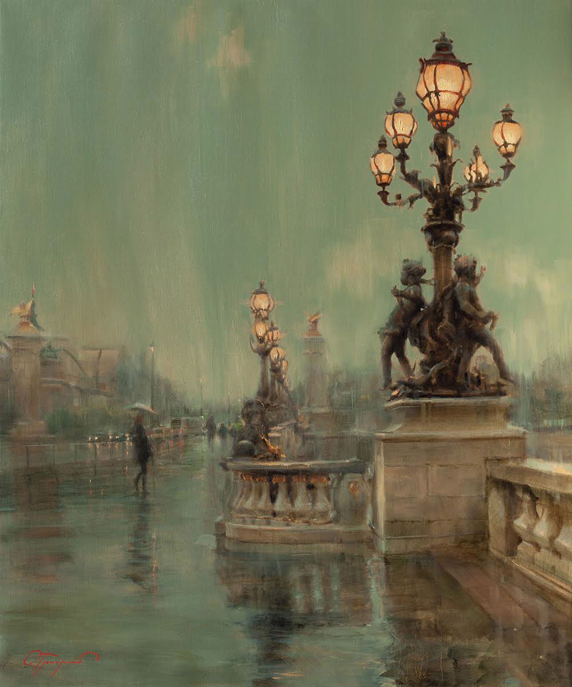 Parisian Rain by Oleg Trofimov