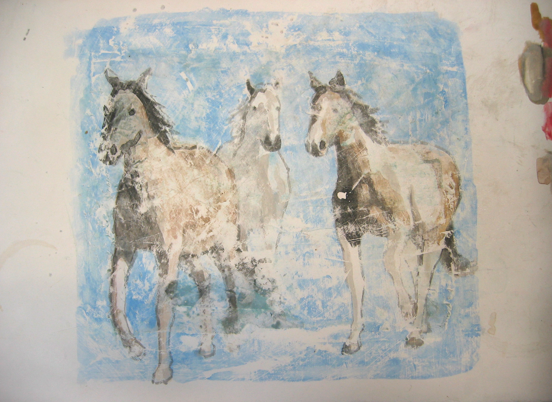 Horses I by Nicole Charbonnet