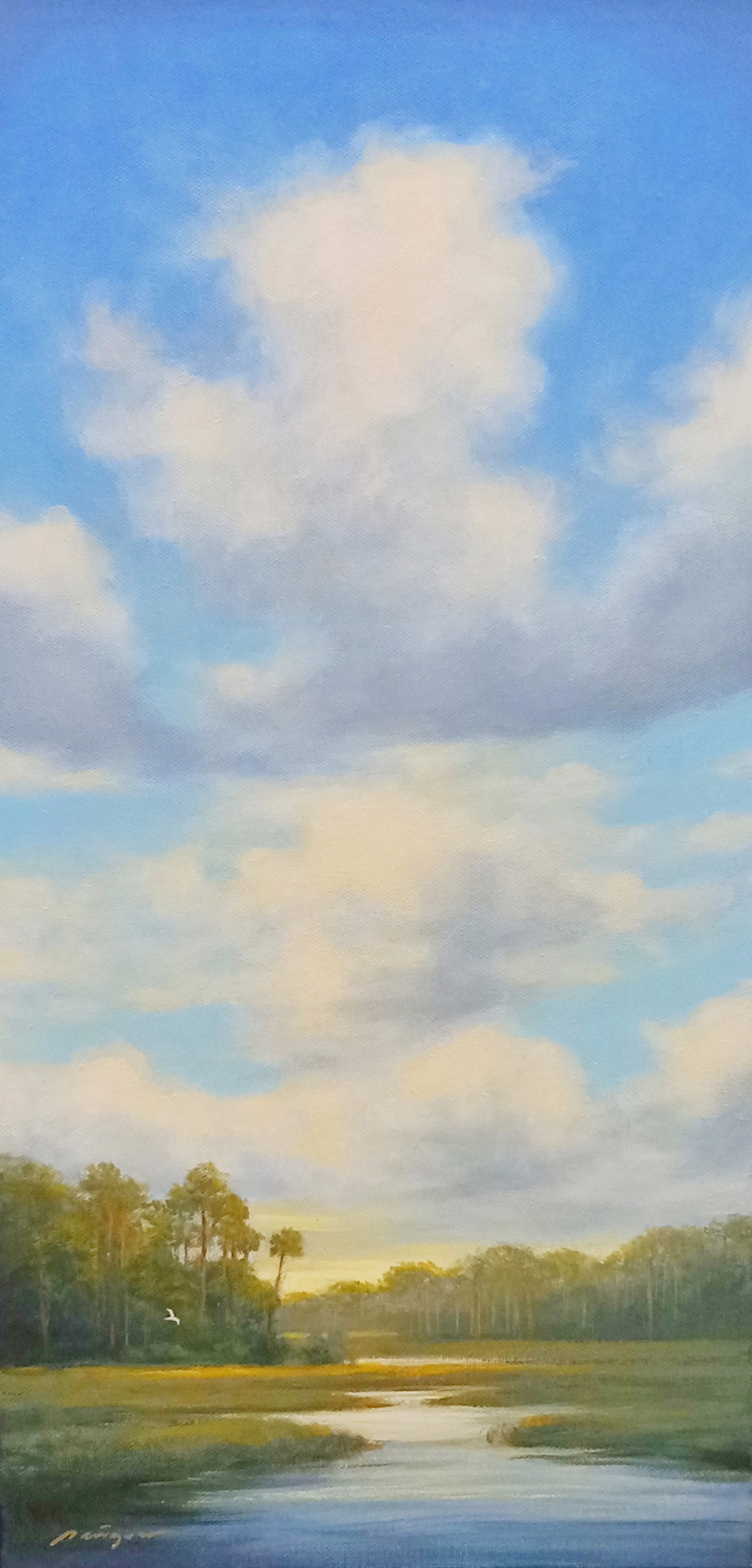 Distant Clouds - SOLD by Peter Pettegrew