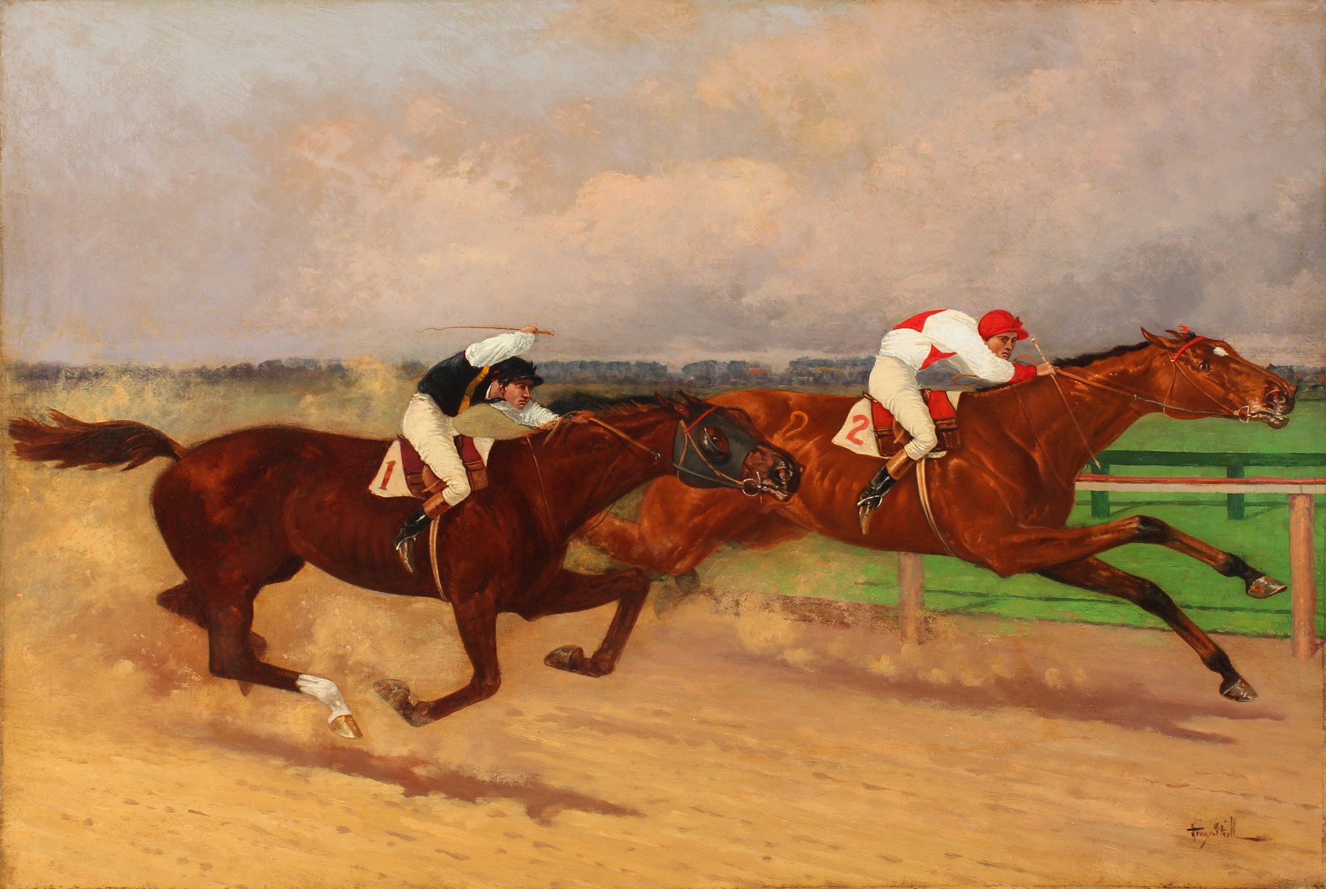 Down the Stretch by Henry Stull