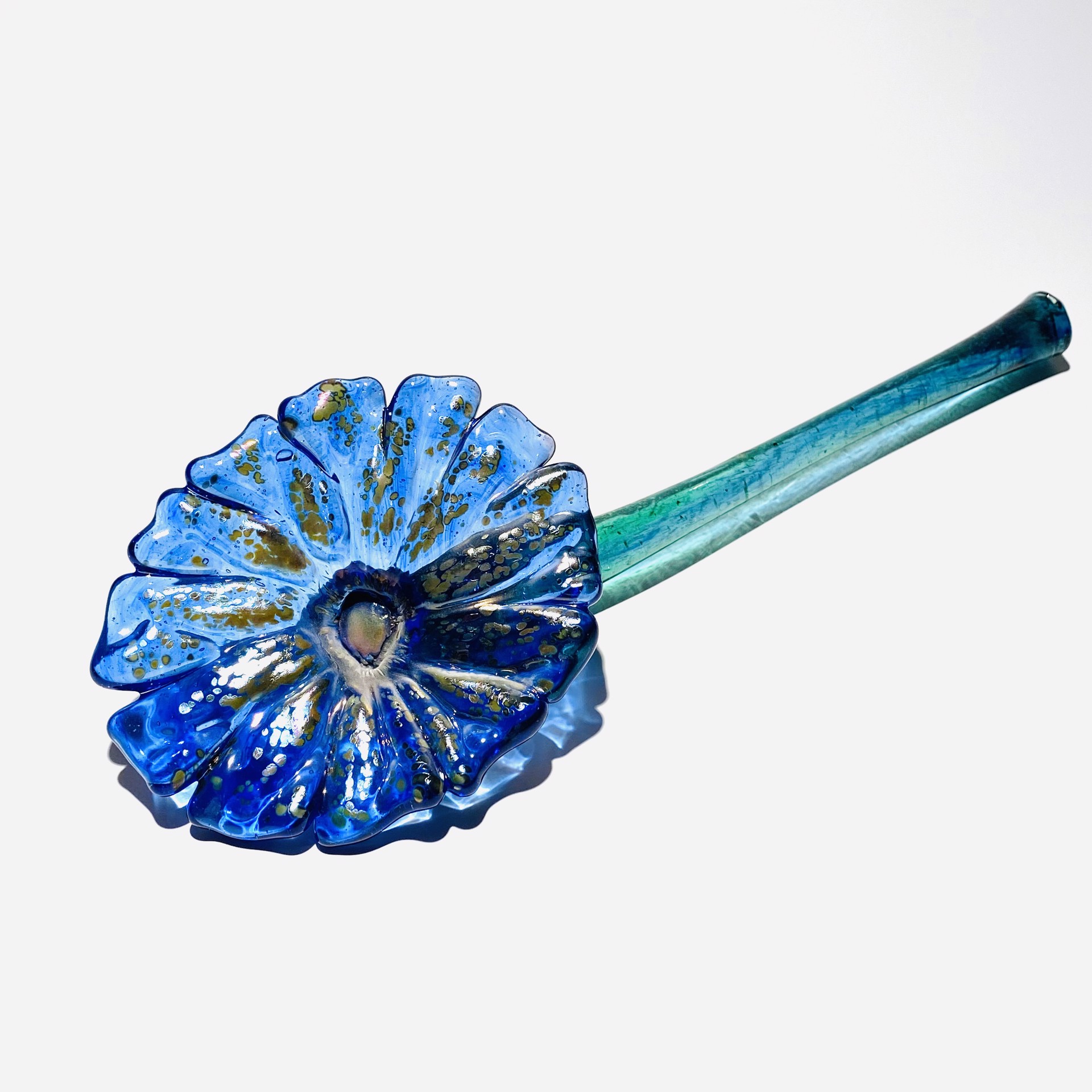 Flower-Blue, JG2 by John Glass