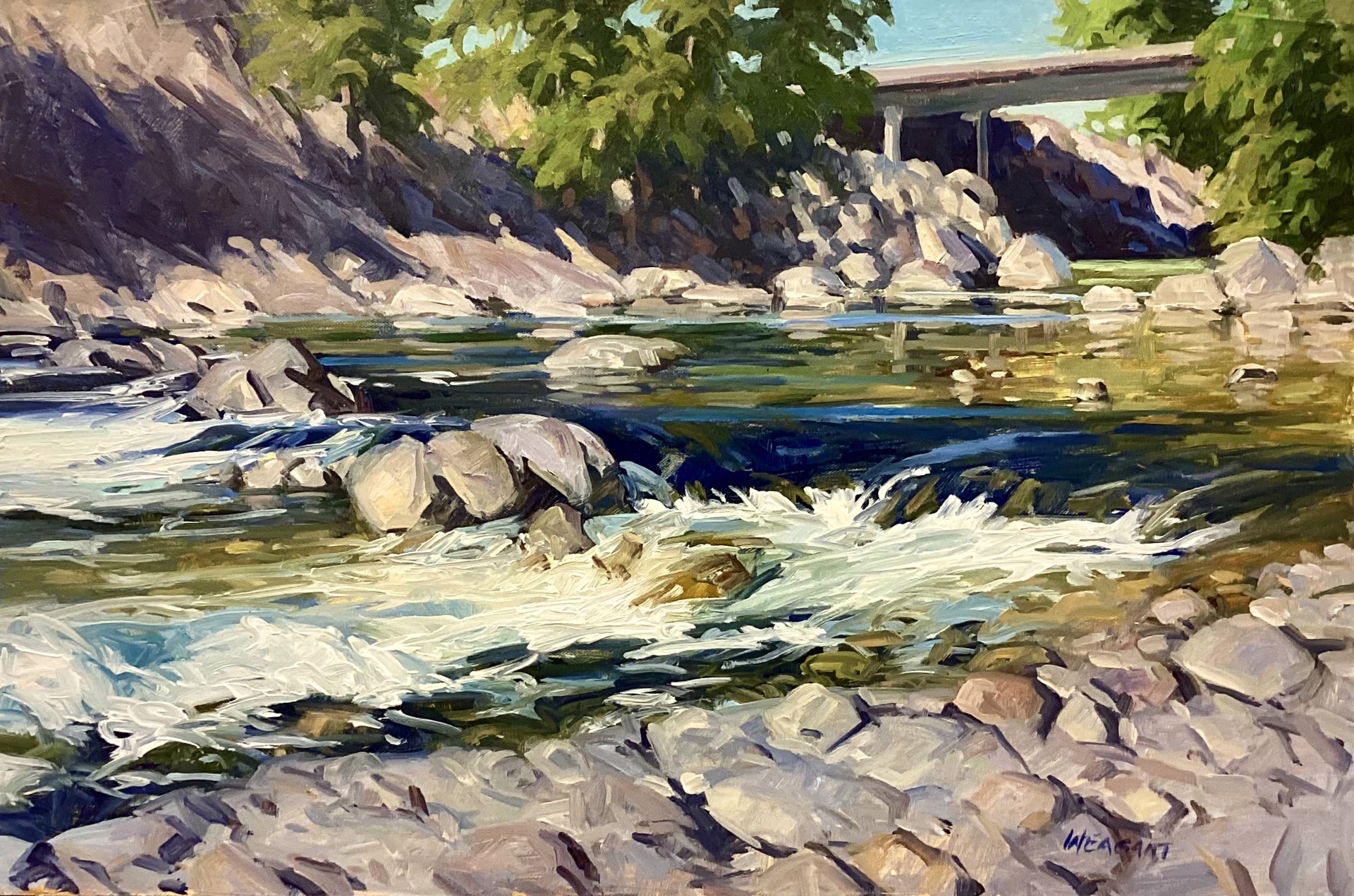 Chewuch River At Winthrop by Rod Weagant