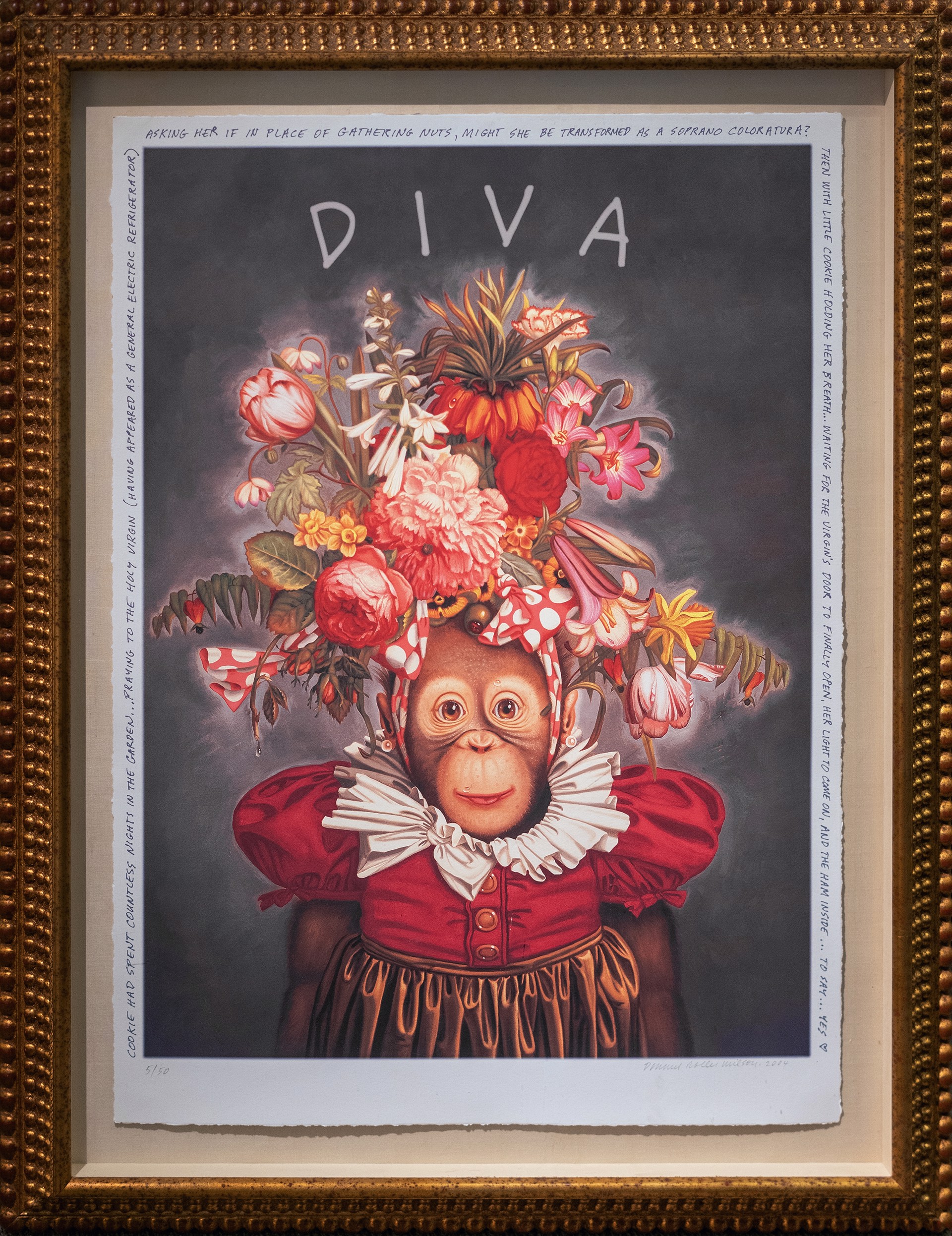 Cookie As Diva, EDITION 5/50 by Donald Roller Wilson