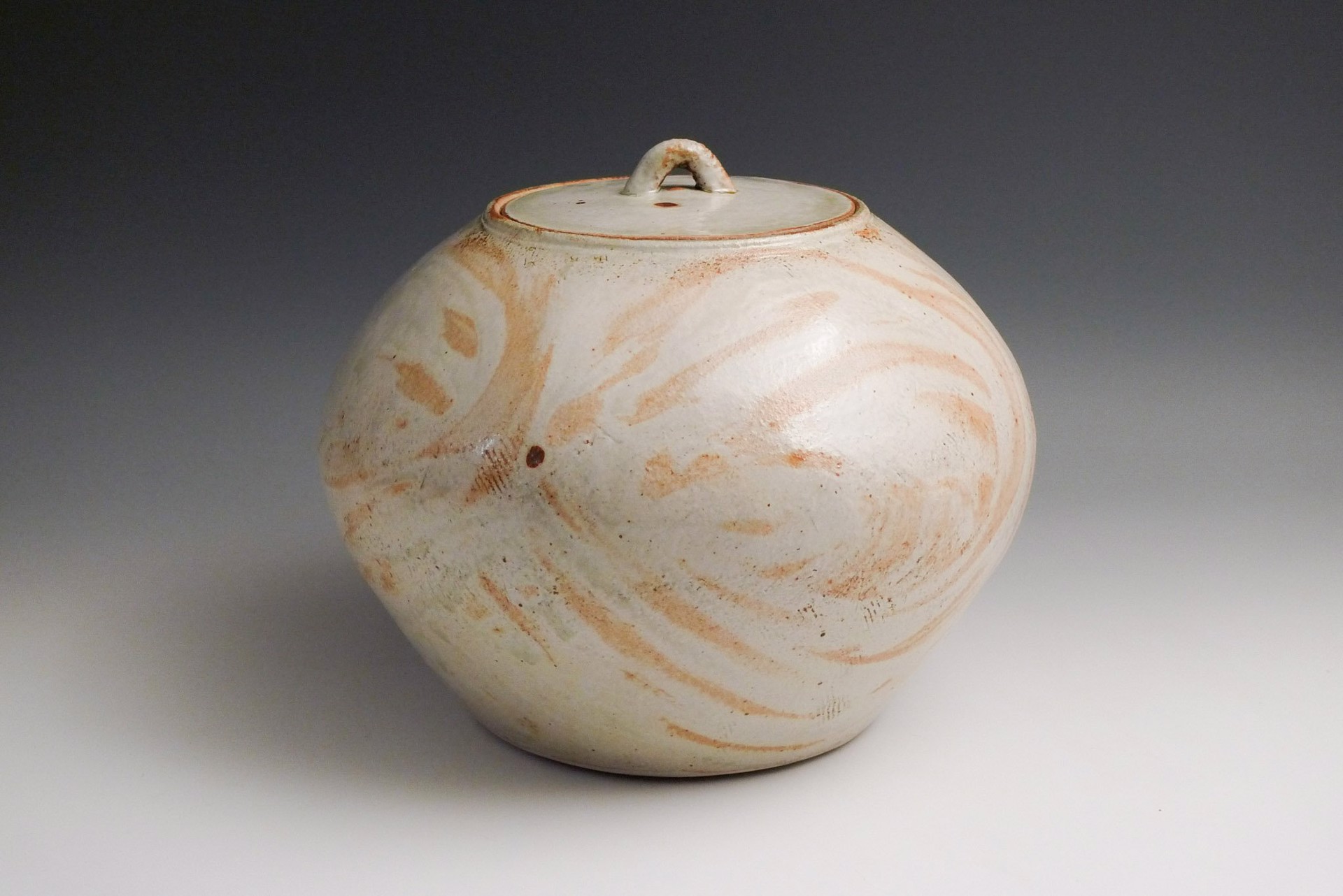 Jar with Ash Glaze by Rick Hintze