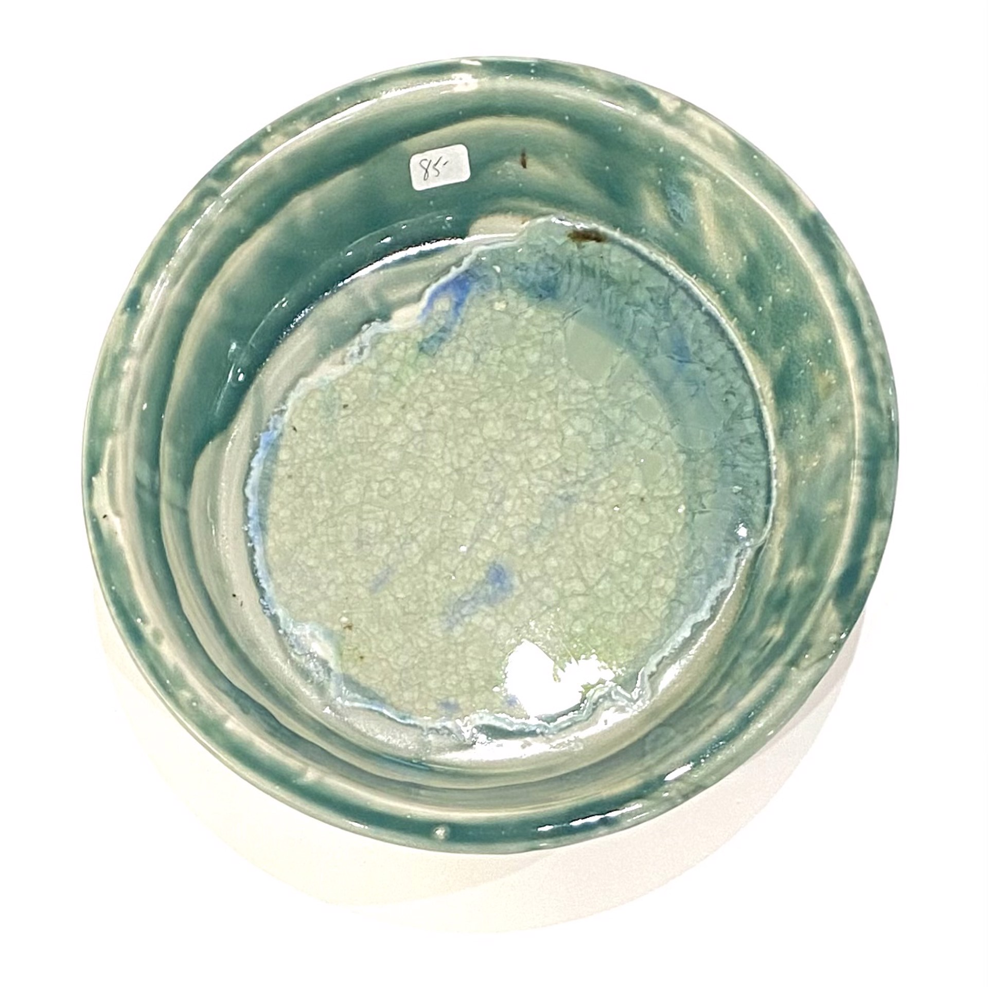 Casserole Jade with Glass by Satterfield Pottery