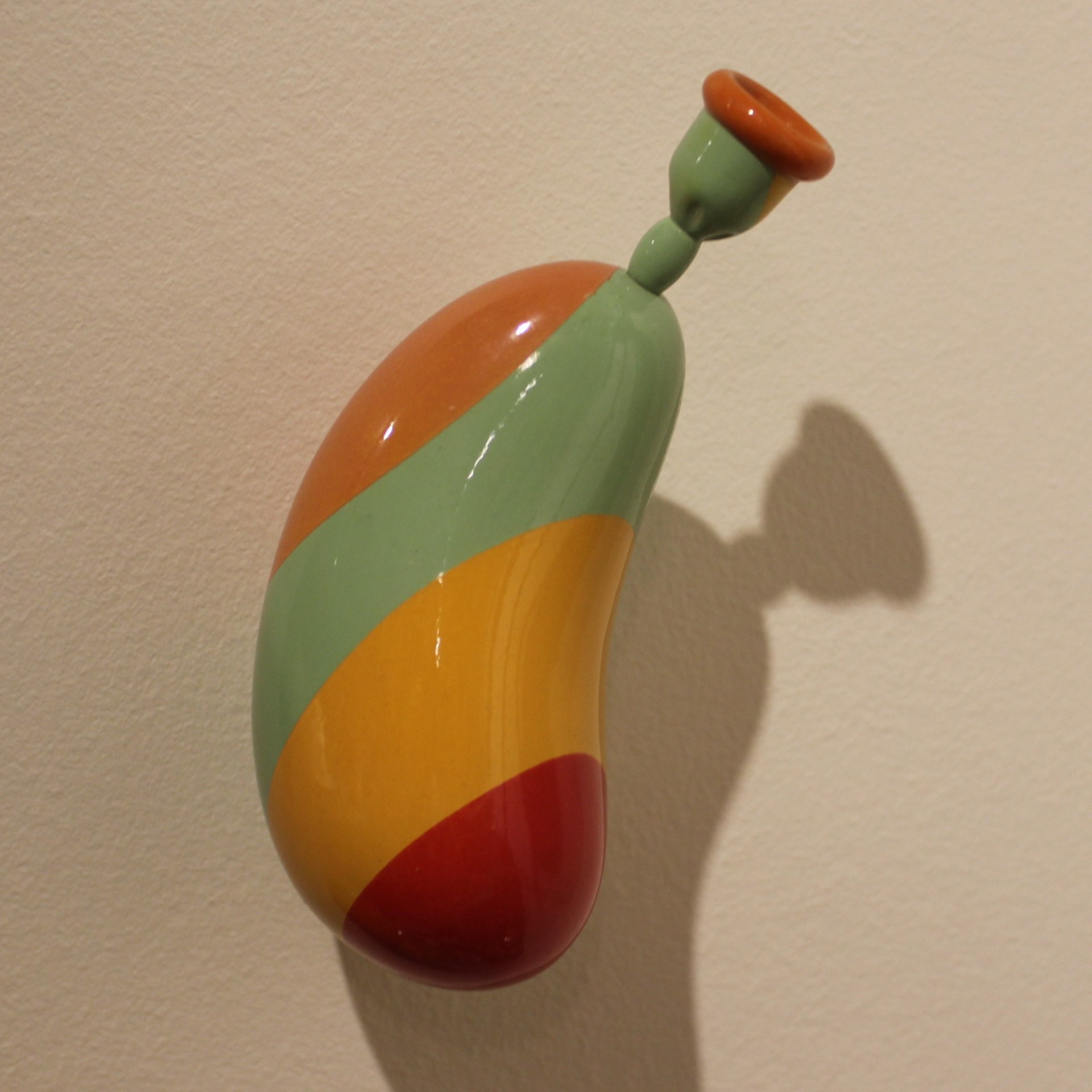 Small Balloon (orange, green, yellow, and red) by Sean O'Meallie