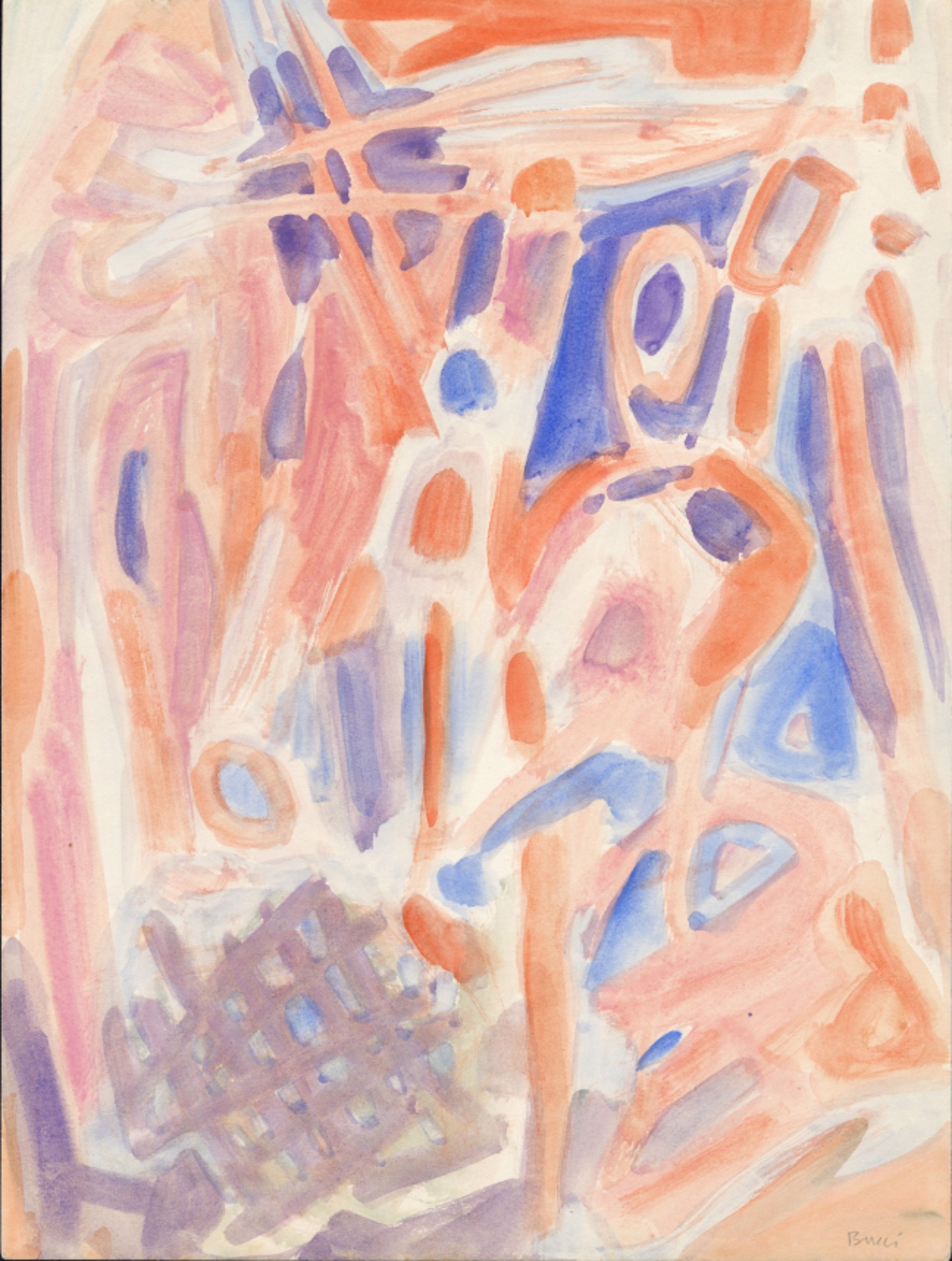 Untitled (Blue, Purple, Pink, 1956-62) by Andrew Bucci