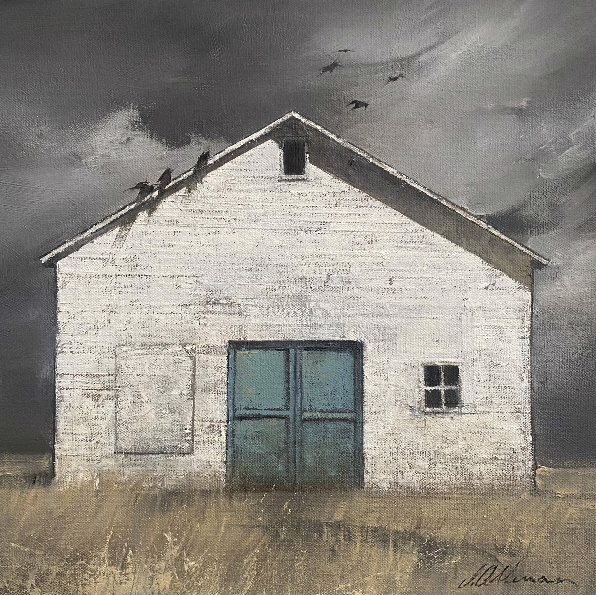 Lone White Shed by Joseph Alleman