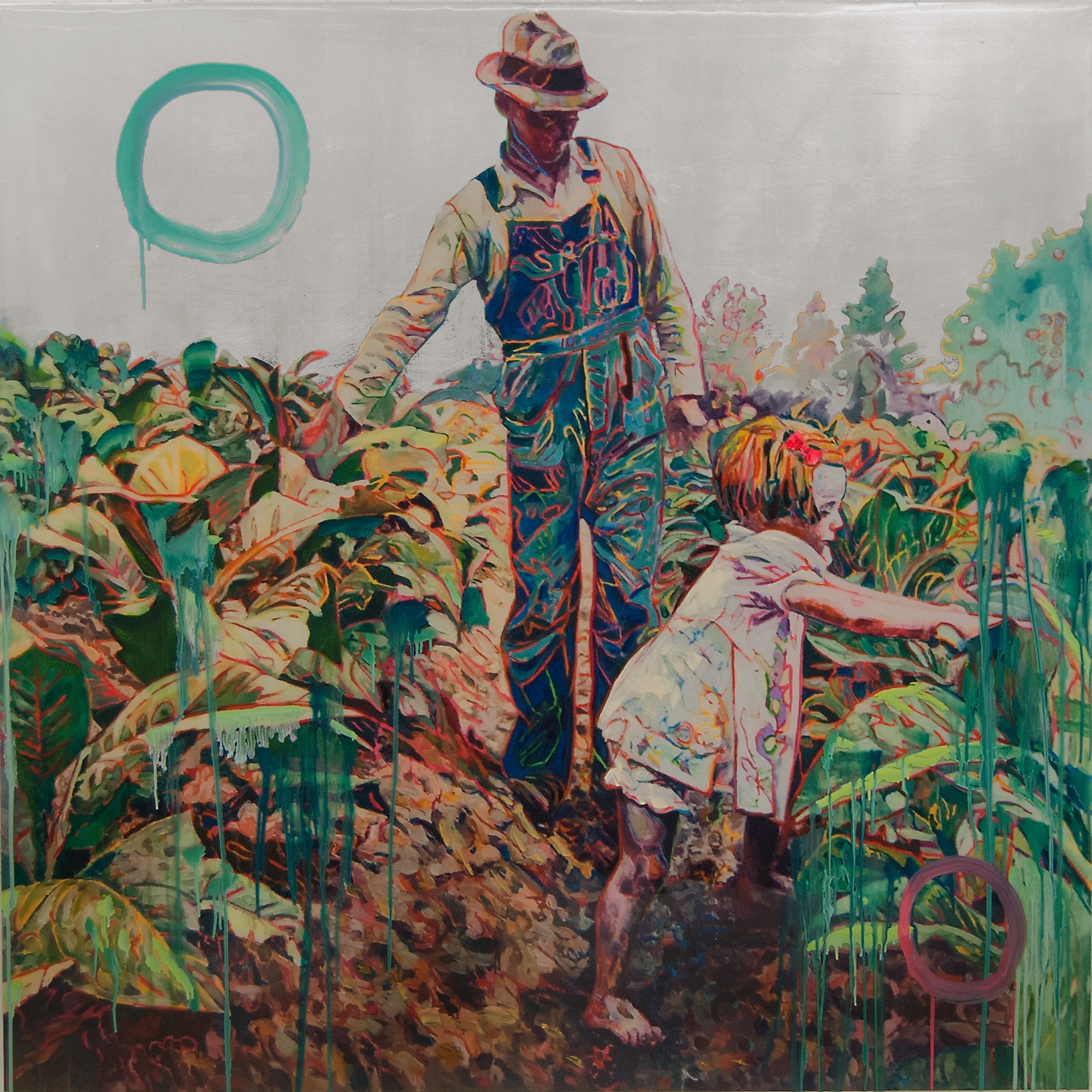 Tobacco Field by Hung Liu