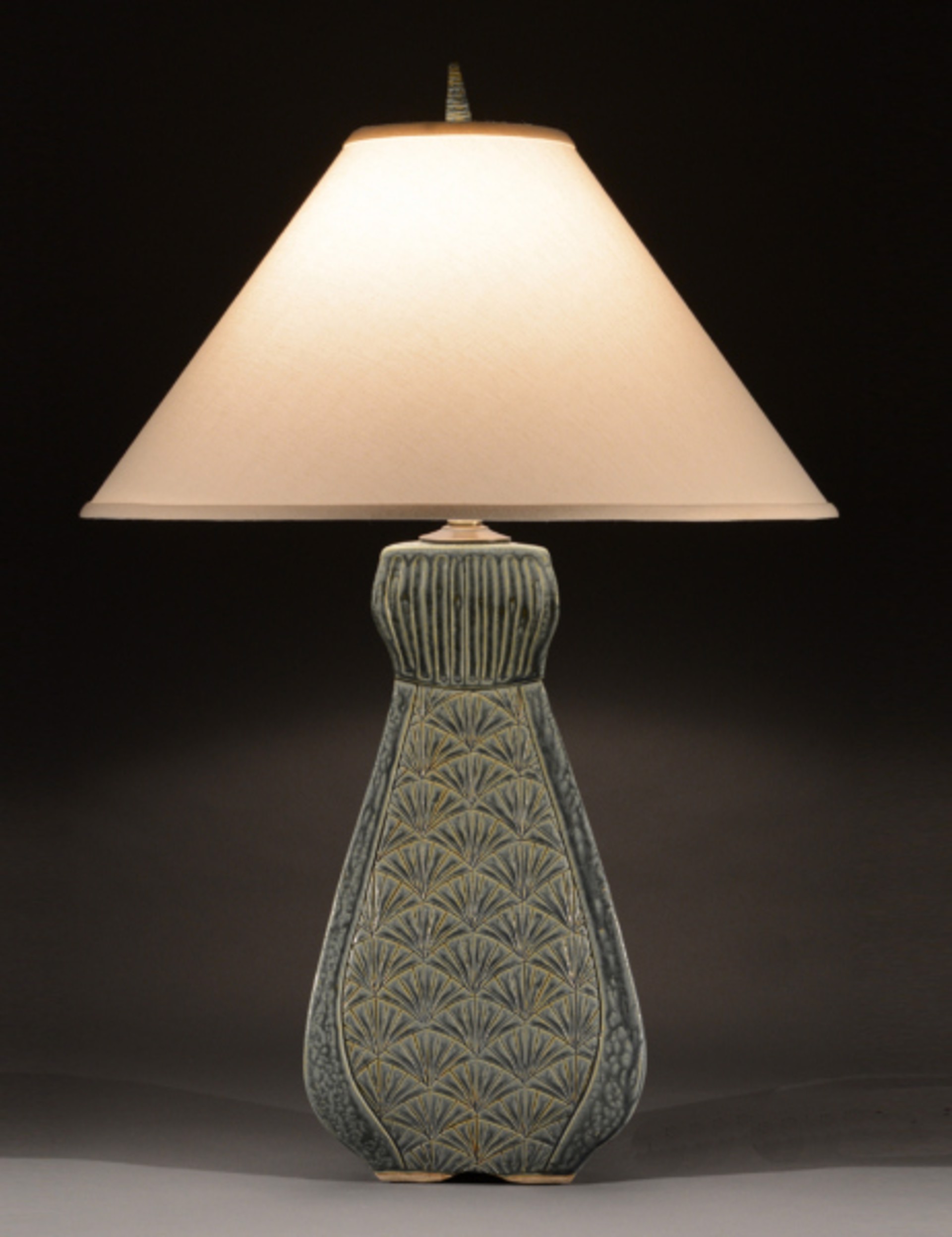 Tall Bulbous Lamp by Jim & Shirl Parmentier