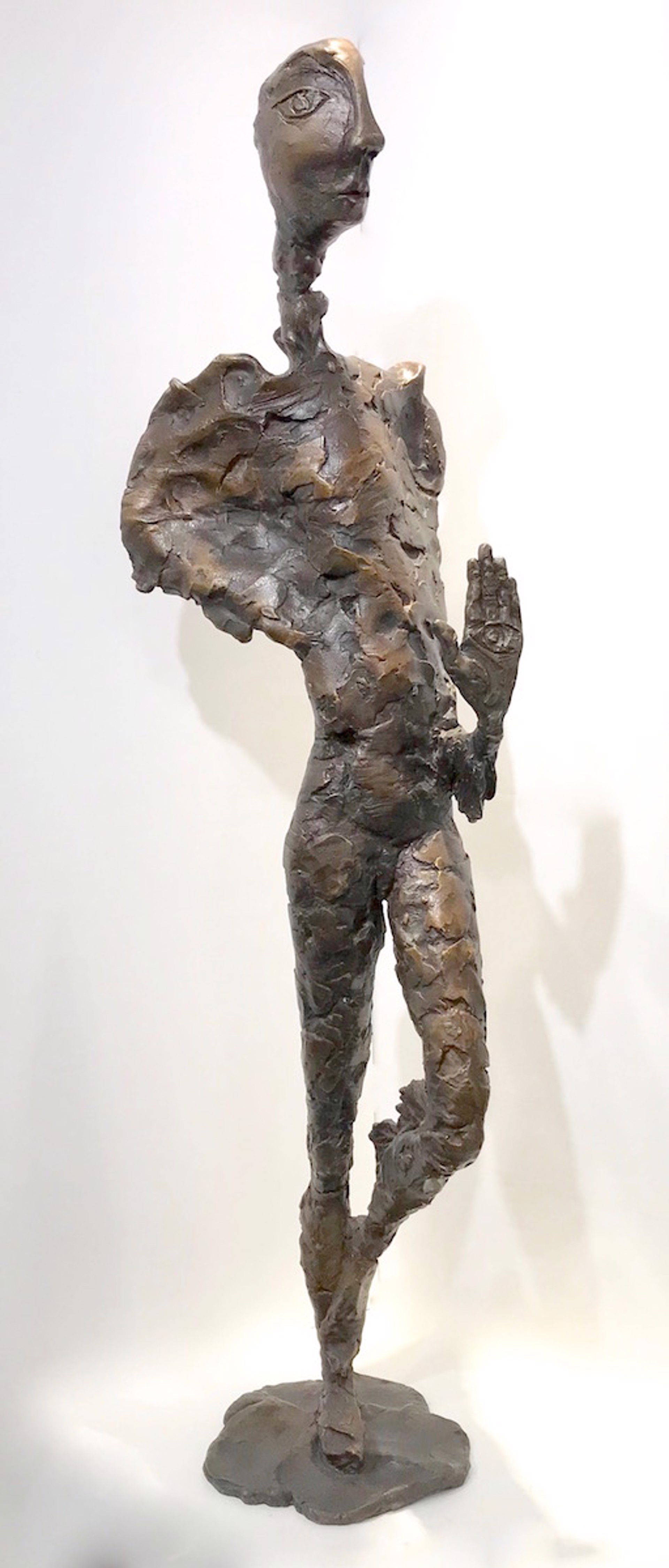 Man with Hand Raised by Camie Geary-Martin