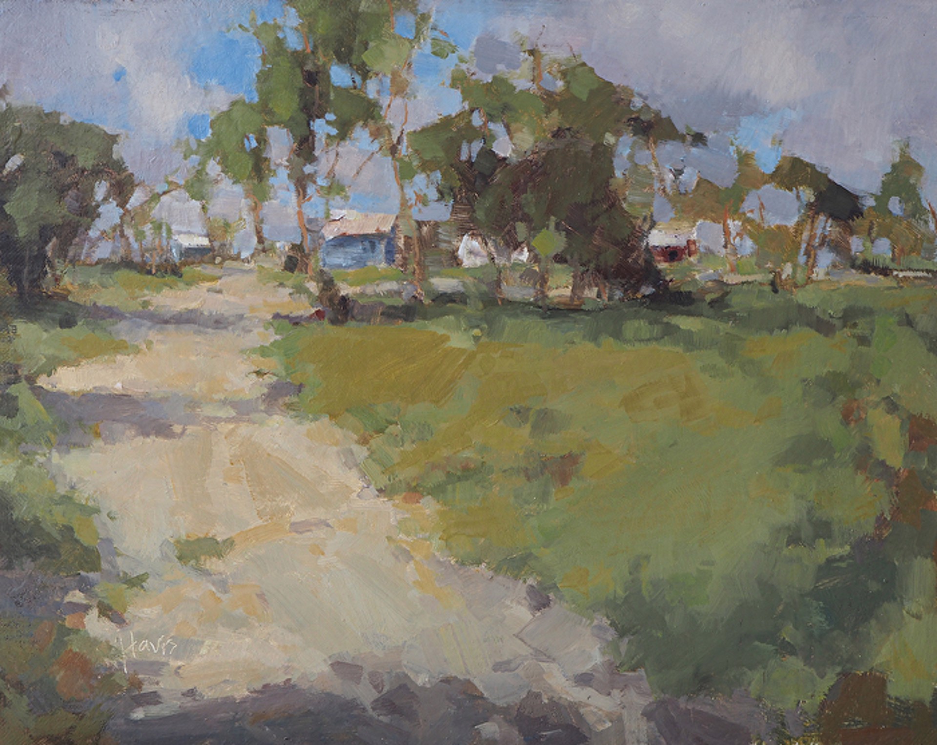 Partly Cloudy Afternoon by Julie Davis