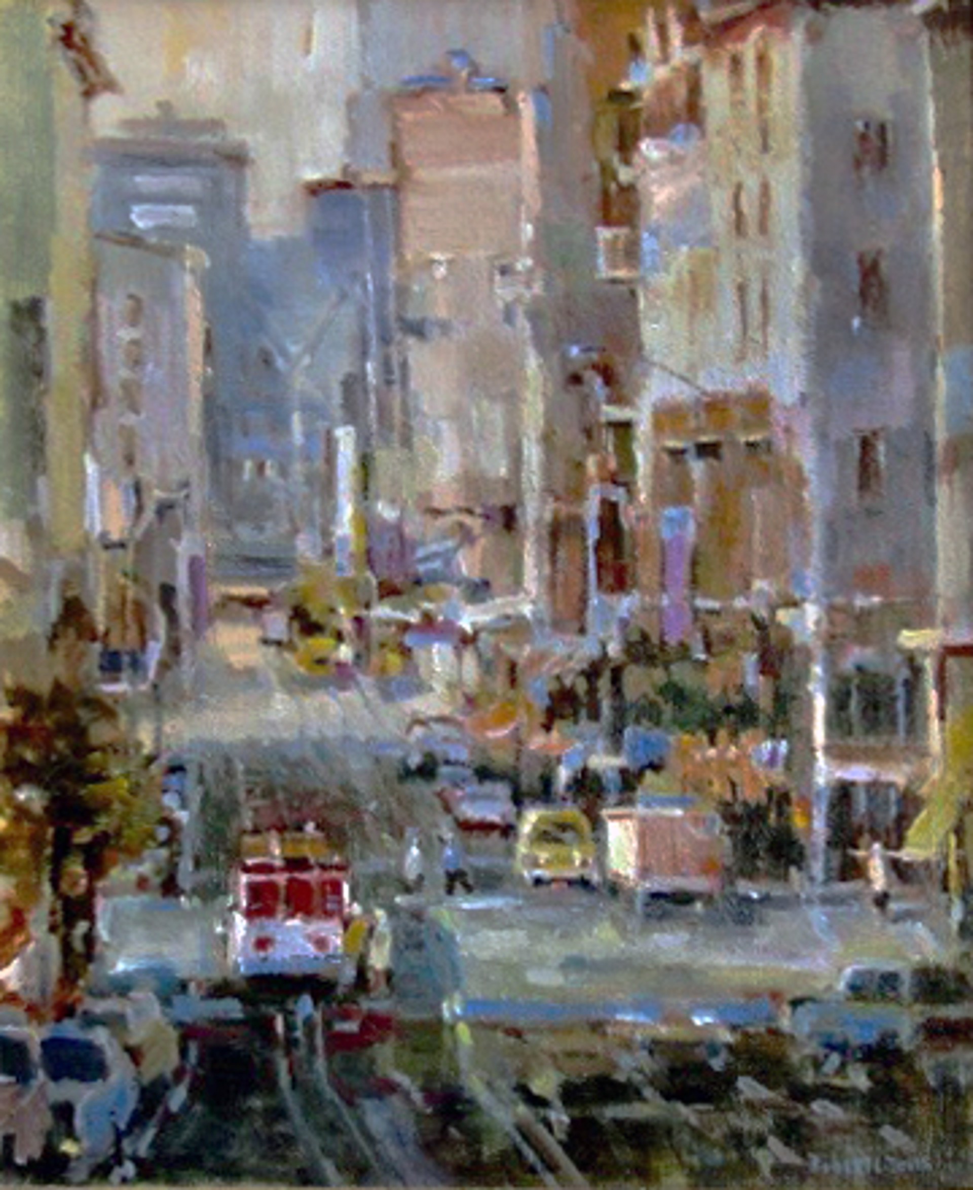 Early Morning in the City by Robert L. Davis (1930-2023)