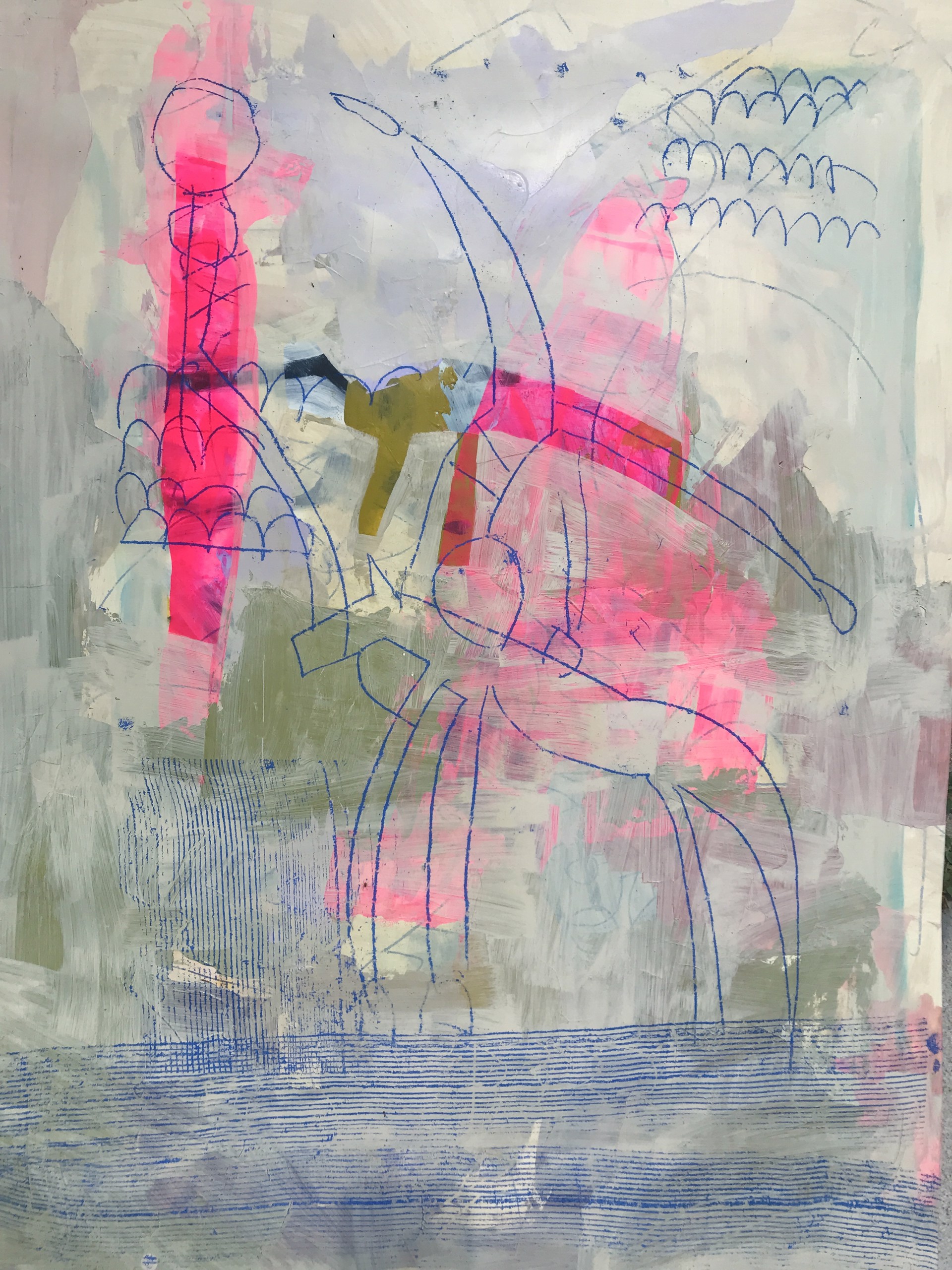 Vaulter on Horse by Rachael Van Dyke