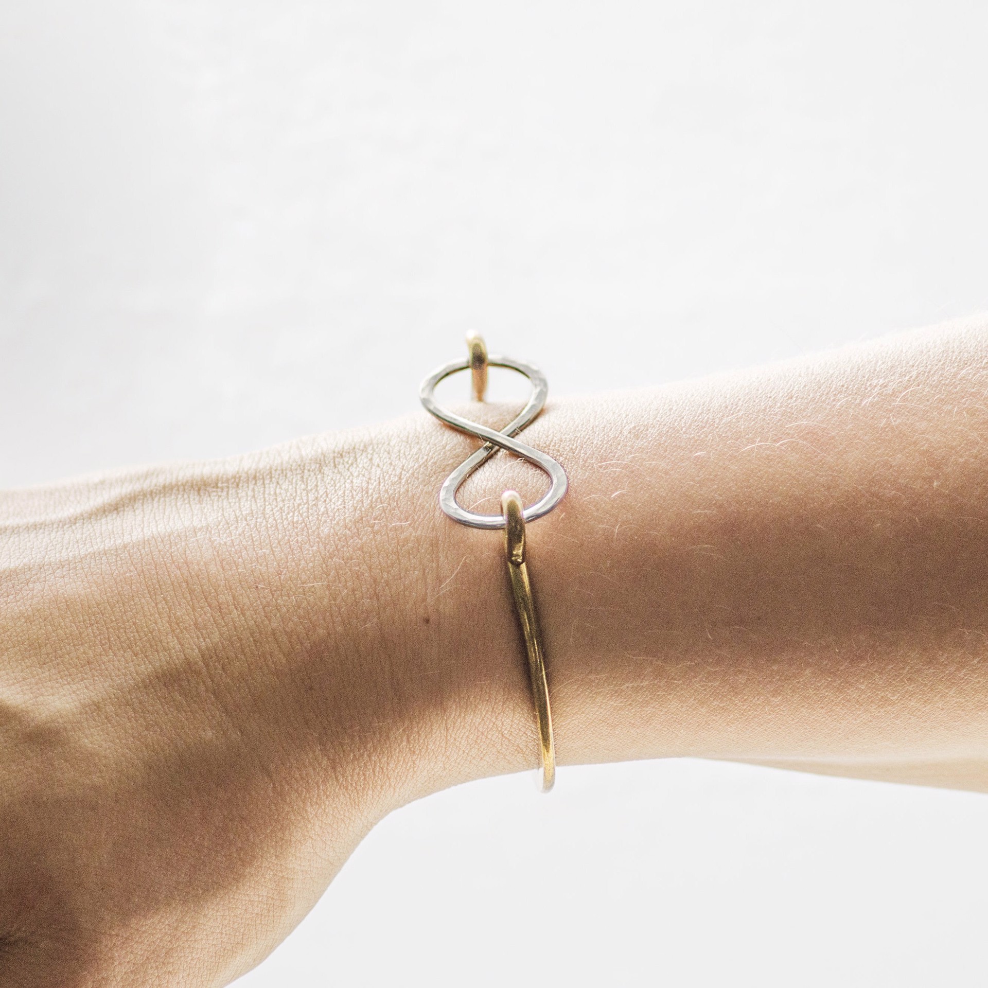 Infinity Forged Bracelet - large by Clementine & Co. Jewelry