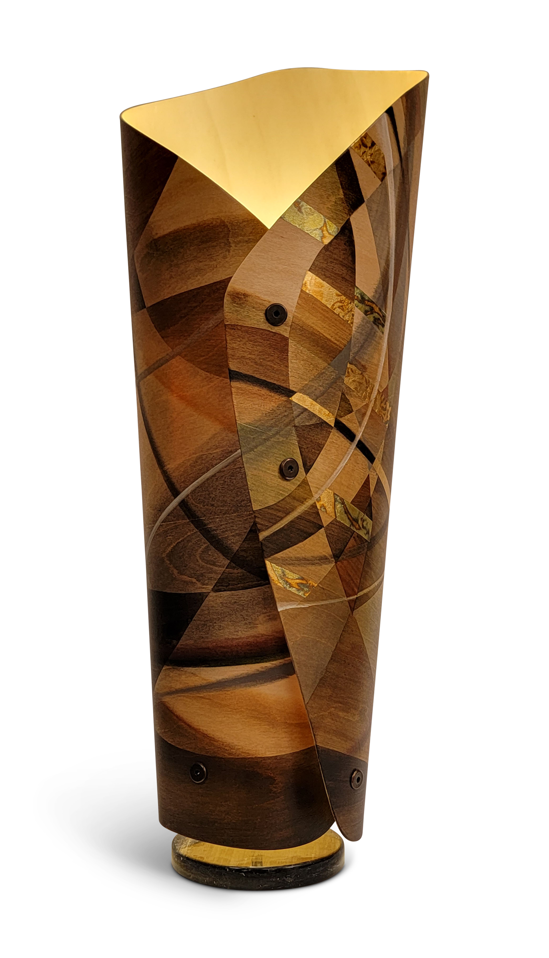 Wood Tone ~ 24" Lamp by Cynthia Duff