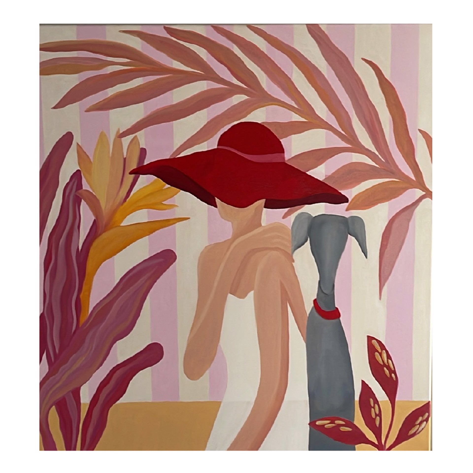 Red Hat Eva with Tulip by Rémy de Haenen