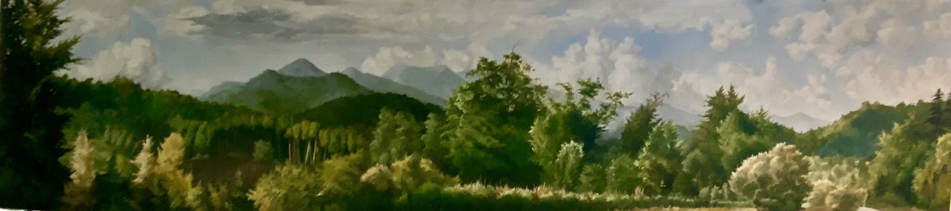 View of Unicoi Mountains from Murphy, Cherokee County by J. Chris Wilson