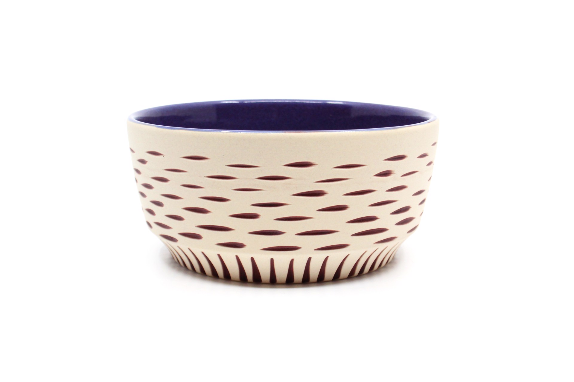 Bowl I (Purple / White) by Chris Casey