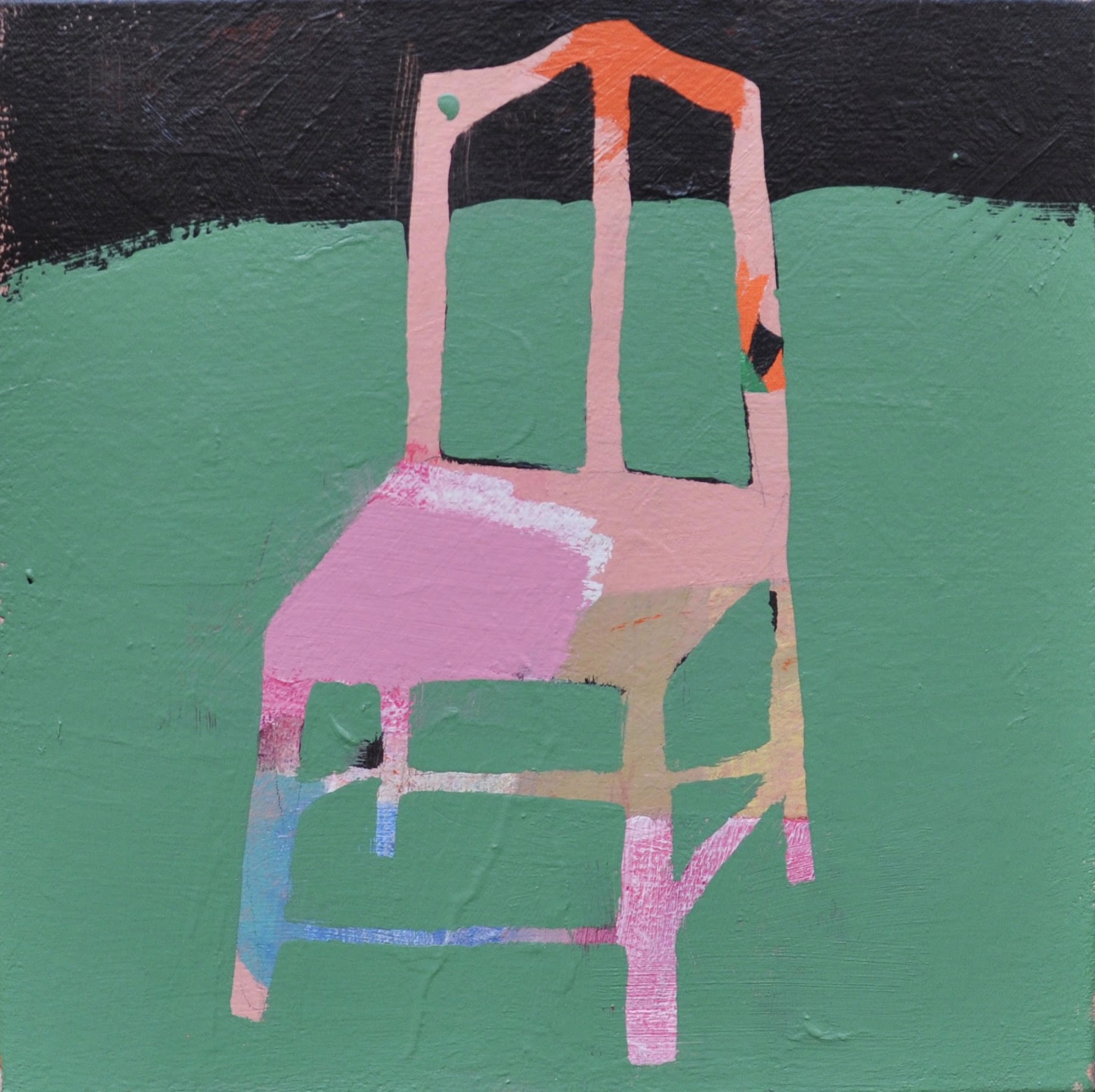 Pink Chair by Wendeline Matson