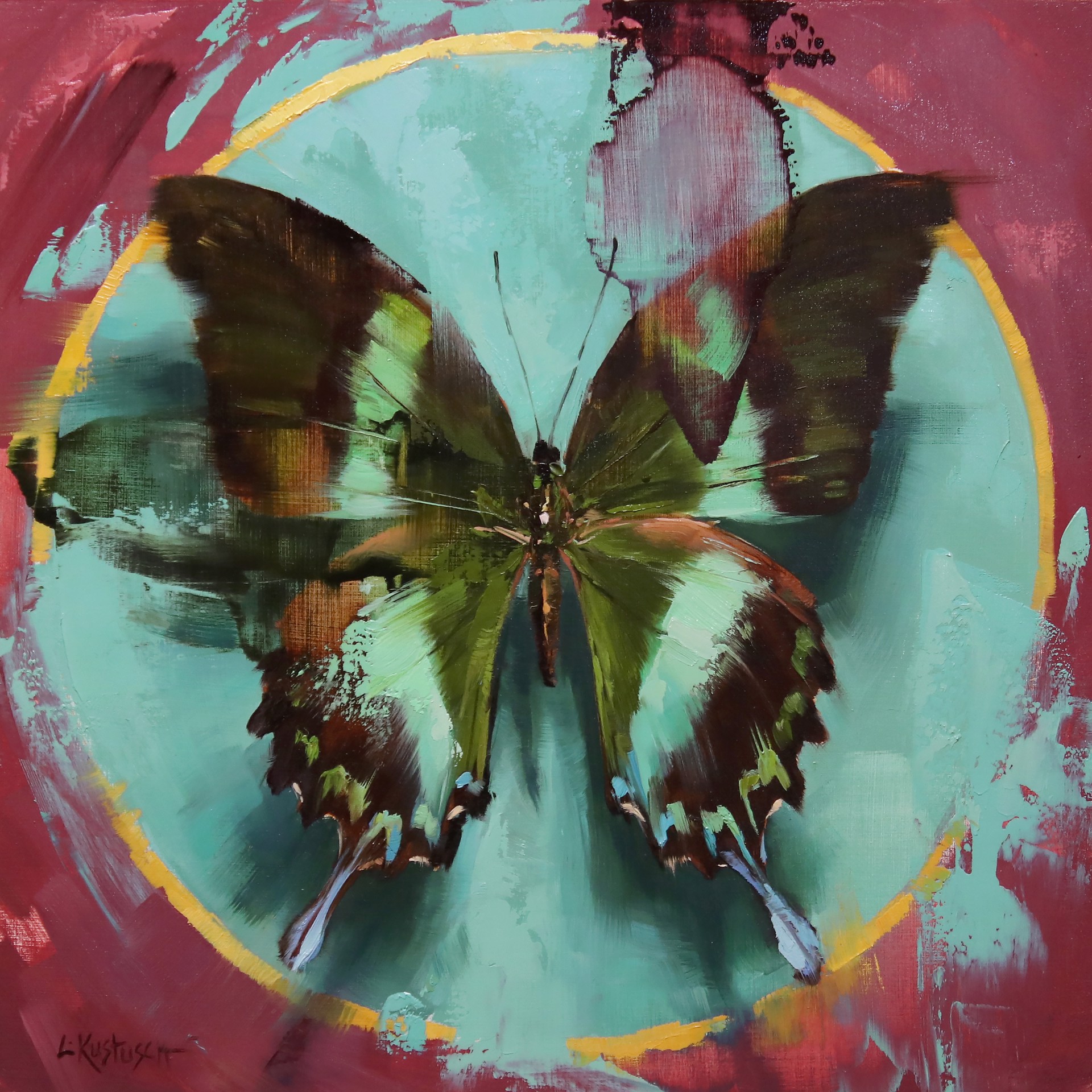 The Green Swallowtail by Lindsey Kustusch