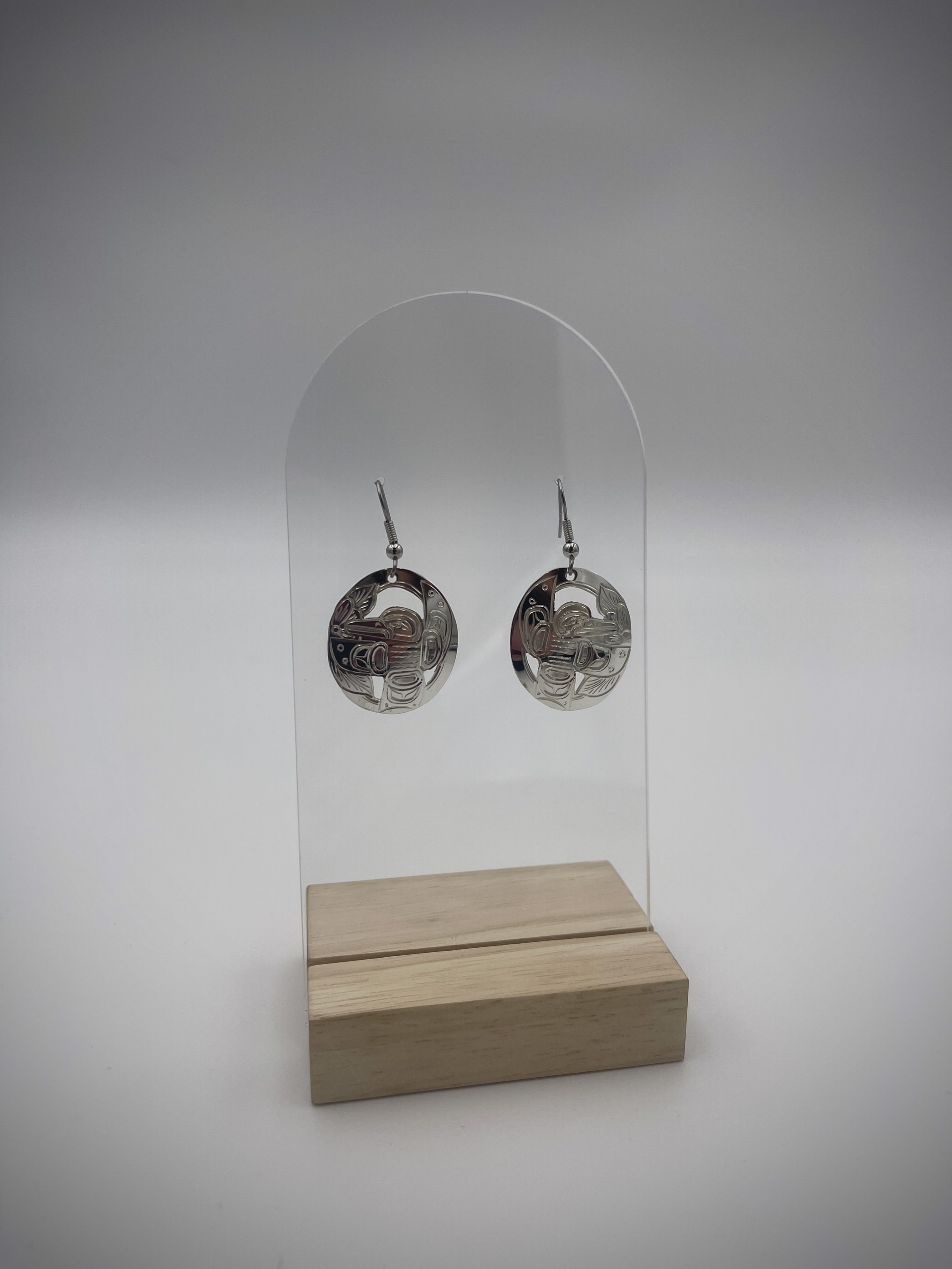 Silver Earrings by William Cook