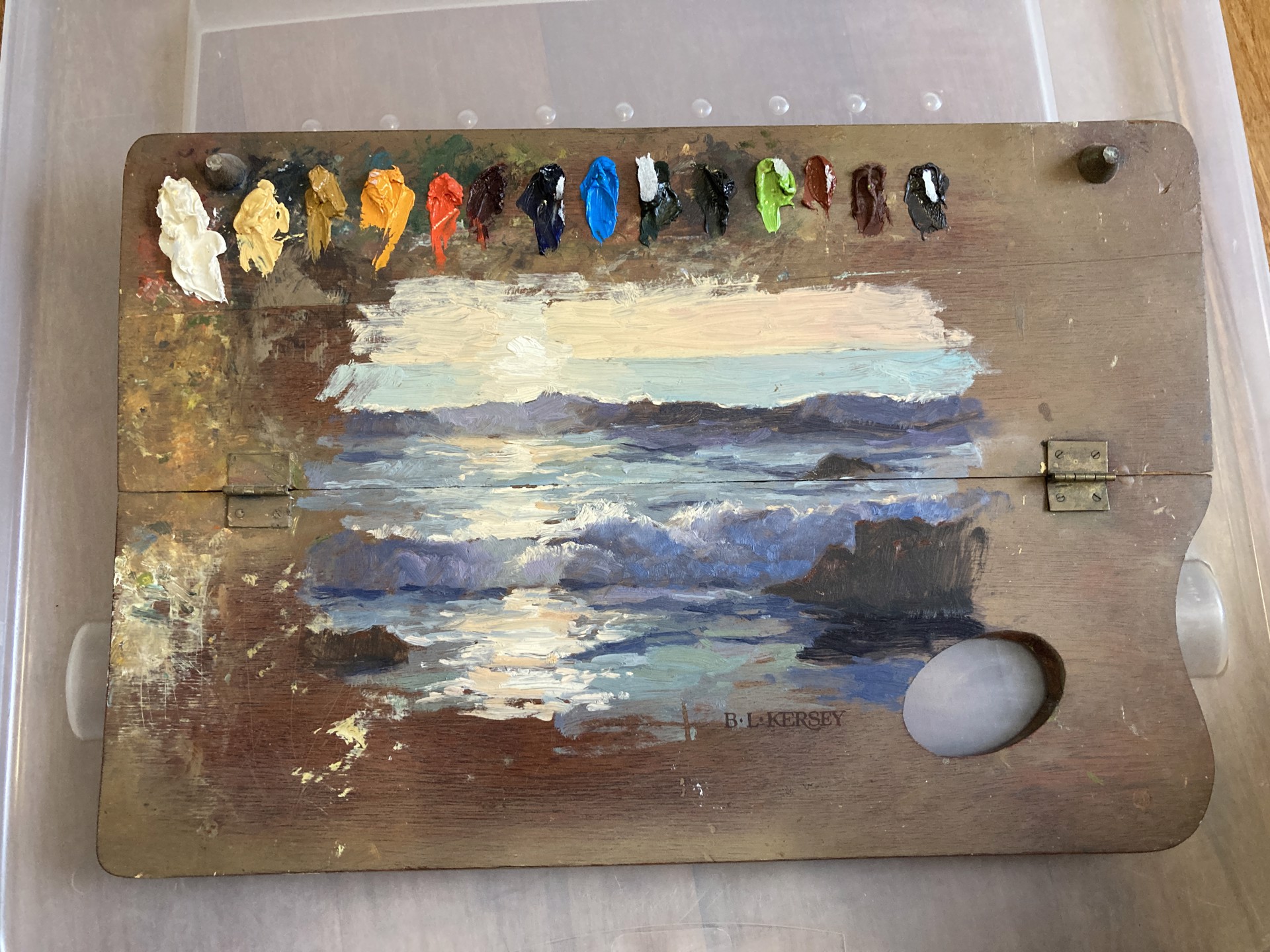 Painted Palette - Laurie Kersey by Rob Pitzer's Private Collection