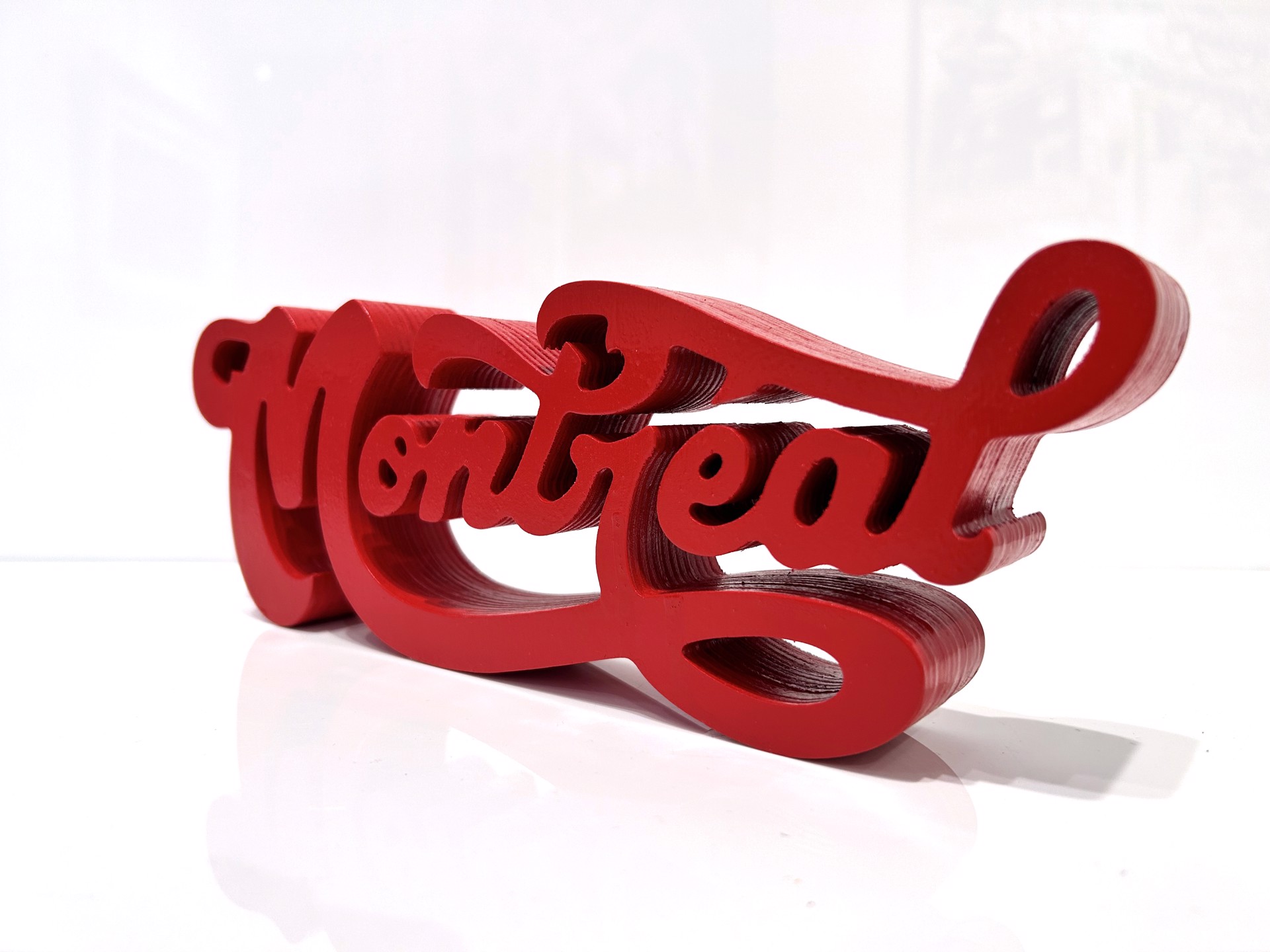Montreal Sculpture (Red) by Jason Wasserman