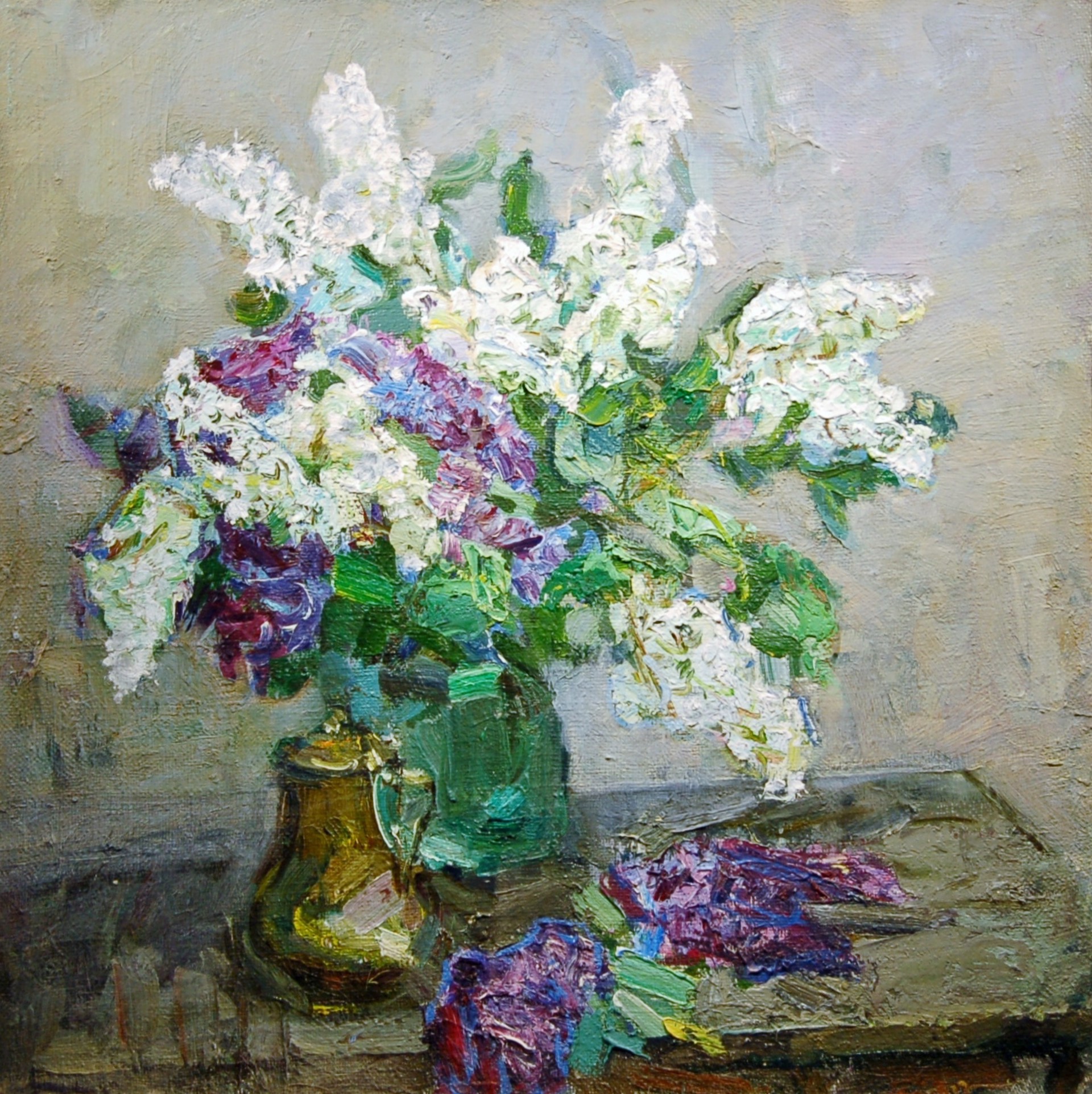 Spring Still Life with Lilacs by Fedor Zakharov