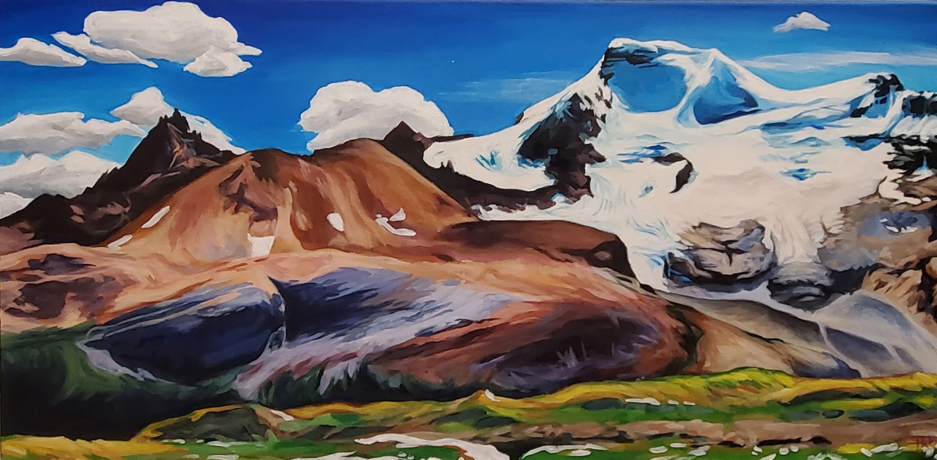 Mount Athabasca Study #2 by Pascale Robinson